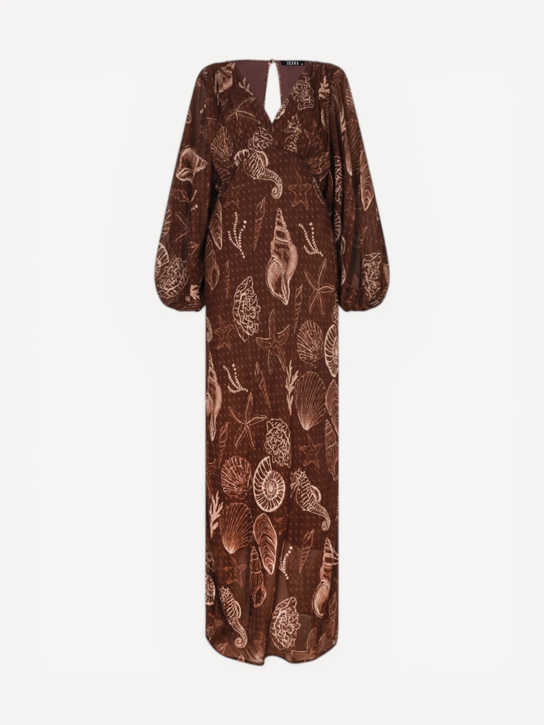 Danoli Shell Jurk - Chocolade Bruin