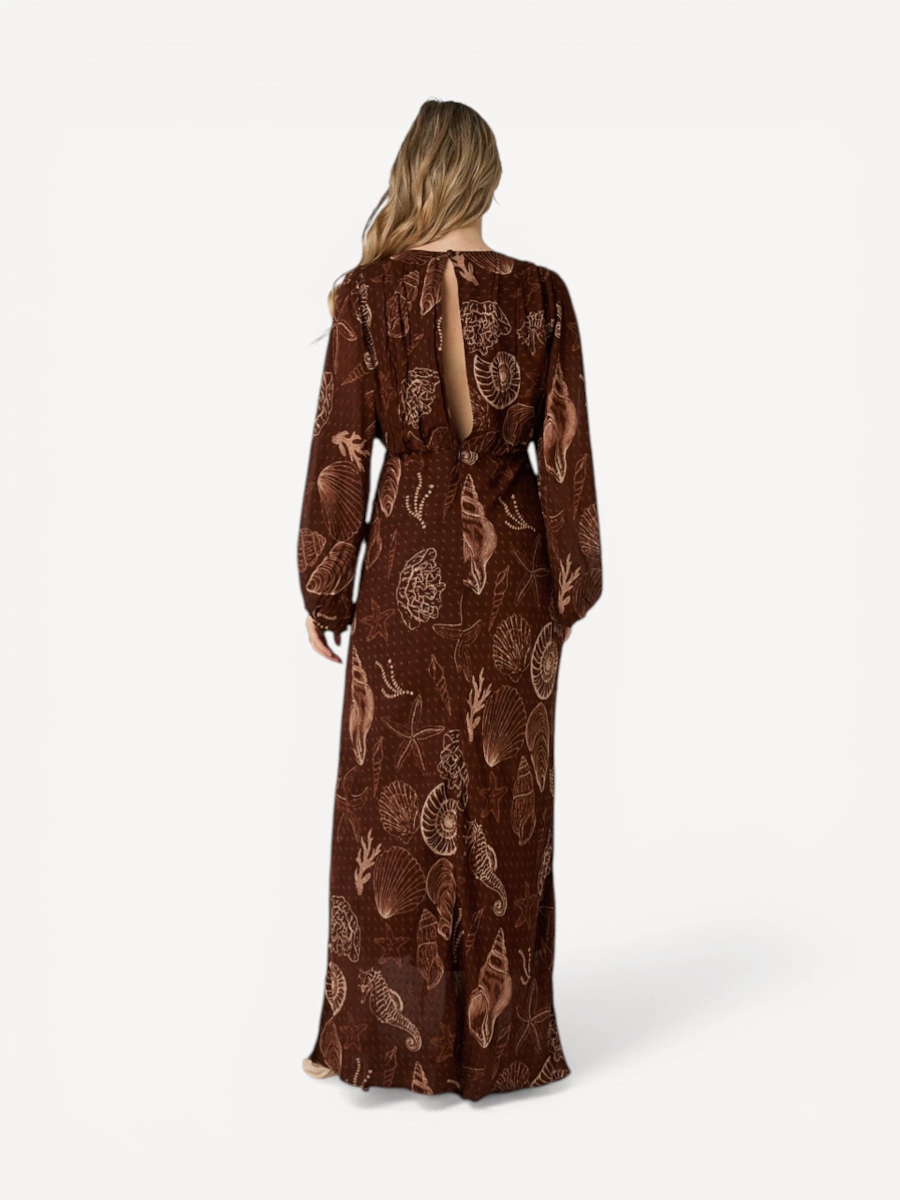 Danoli Shell Jurk - Chocolade Bruin