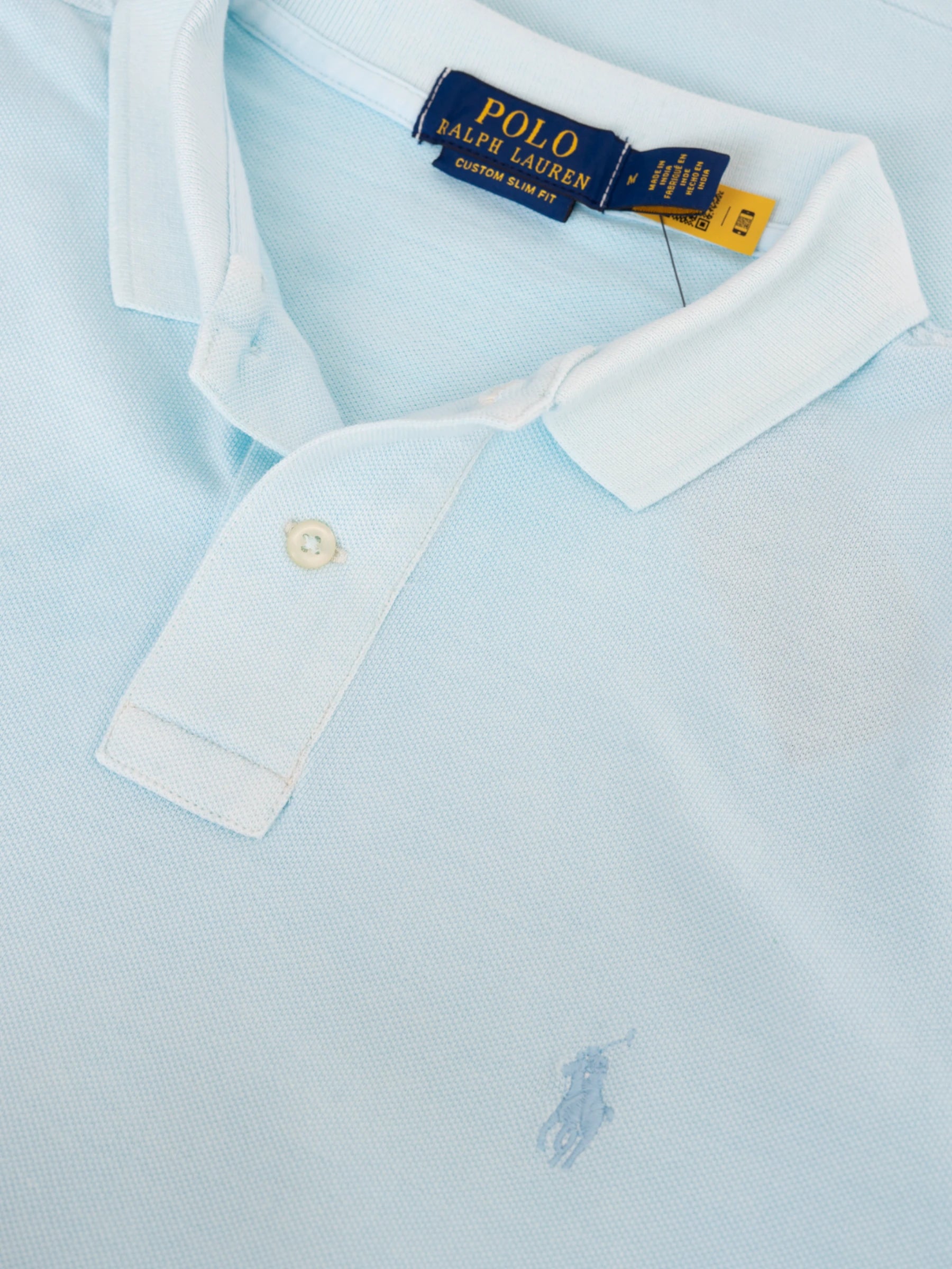 Garment Dyed Polo - Sky Blue