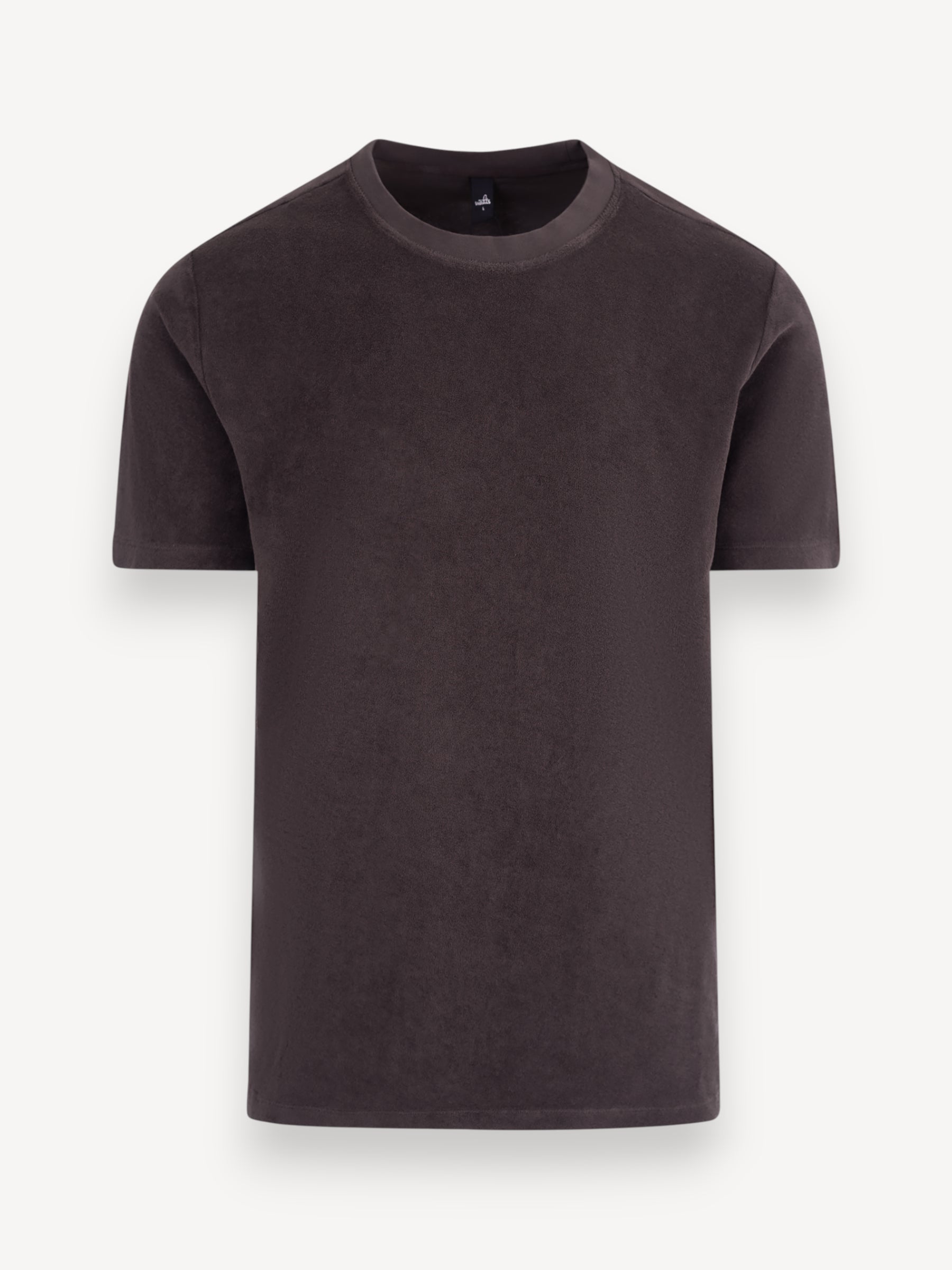 Berkley Toweling T-Shirt - Dark Brown
