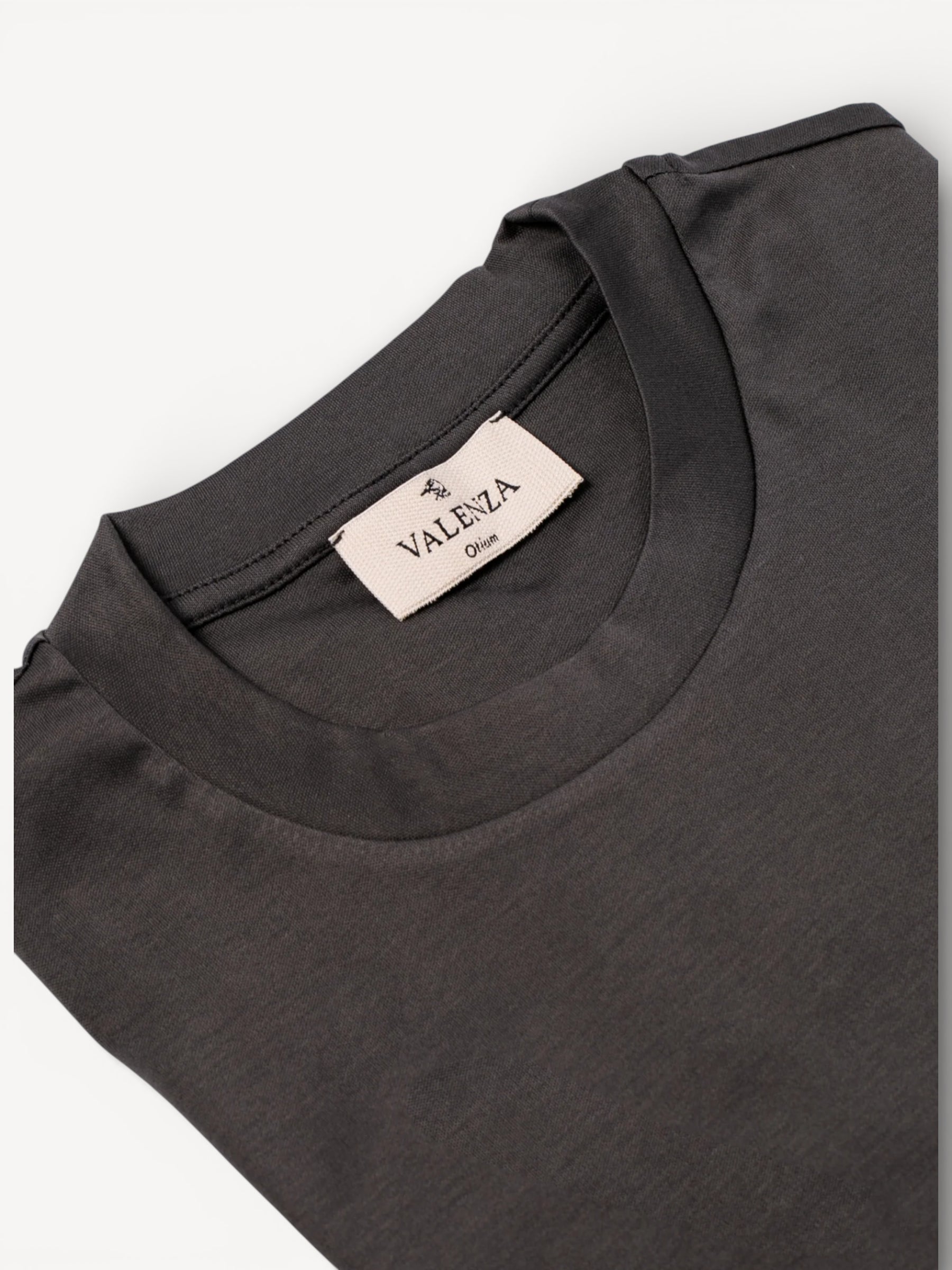 Interlock Supima T-Shirt - Dark Grey