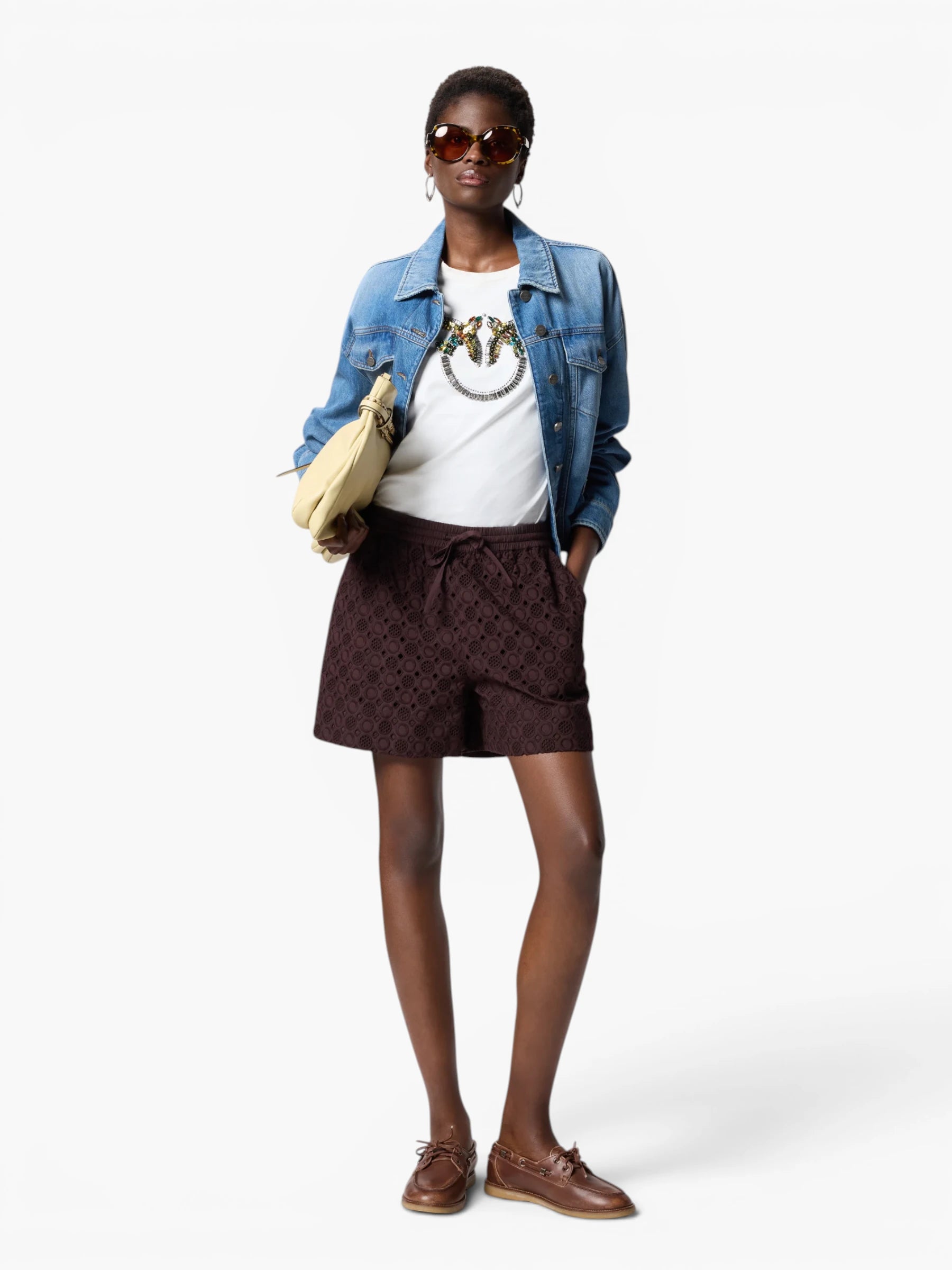 Pinko Maxi T-shirt - Wit