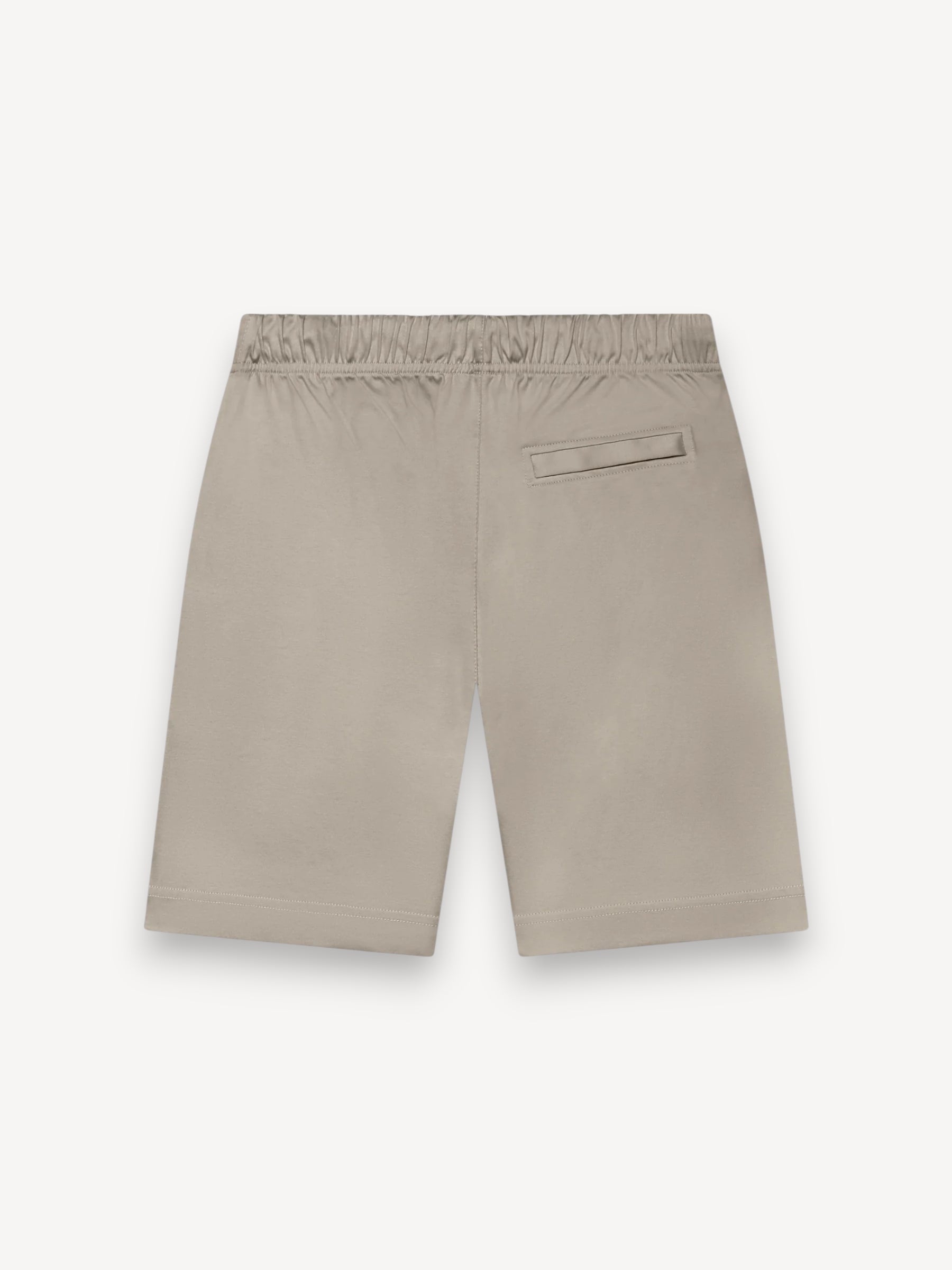 Interlock Supima Shorts - Lead Grey