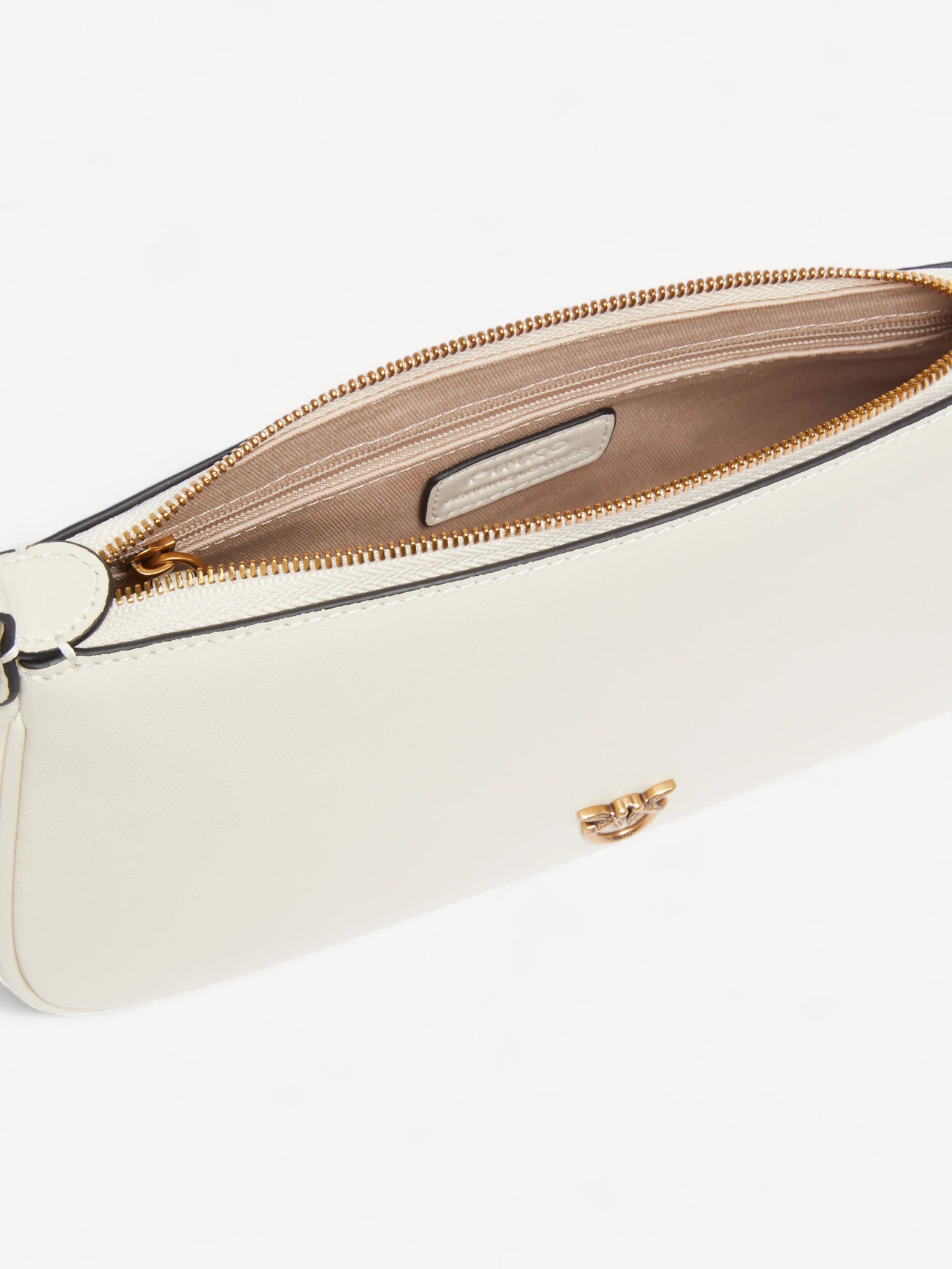 Half Moon Baguette Mini Bag - Wit