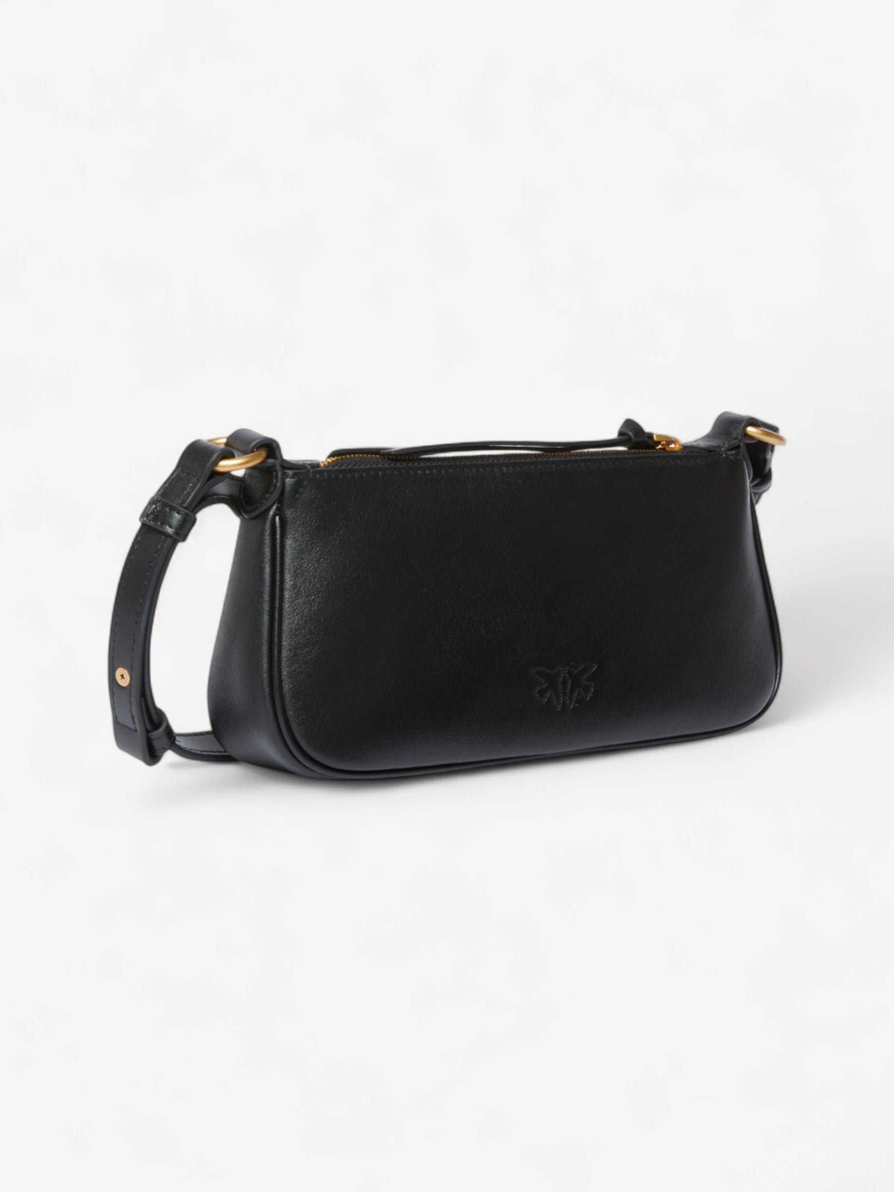Half Moon Baguette Mini Bag - Zwart