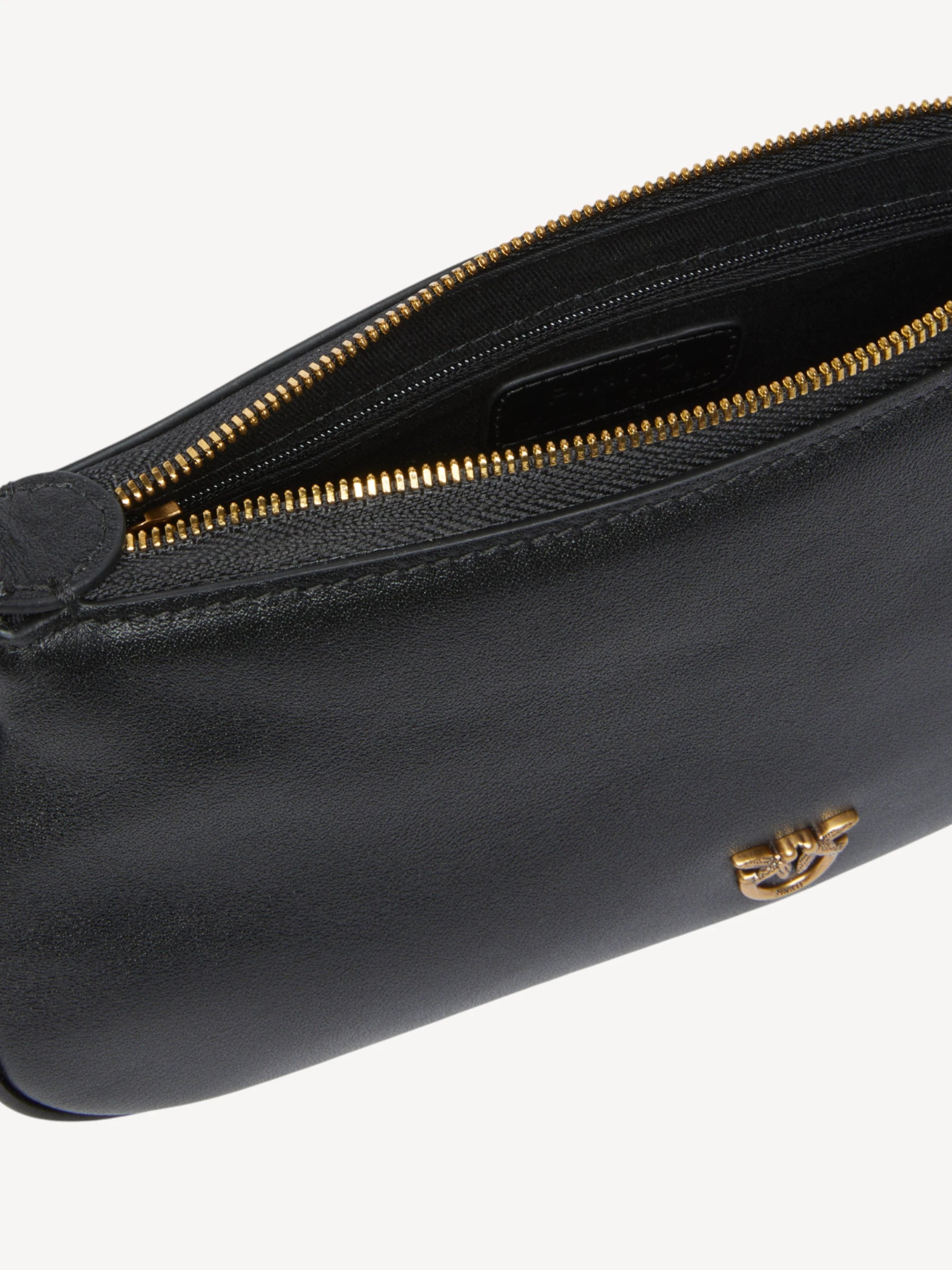 Half Moon Baguette Mini Bag - Zwart