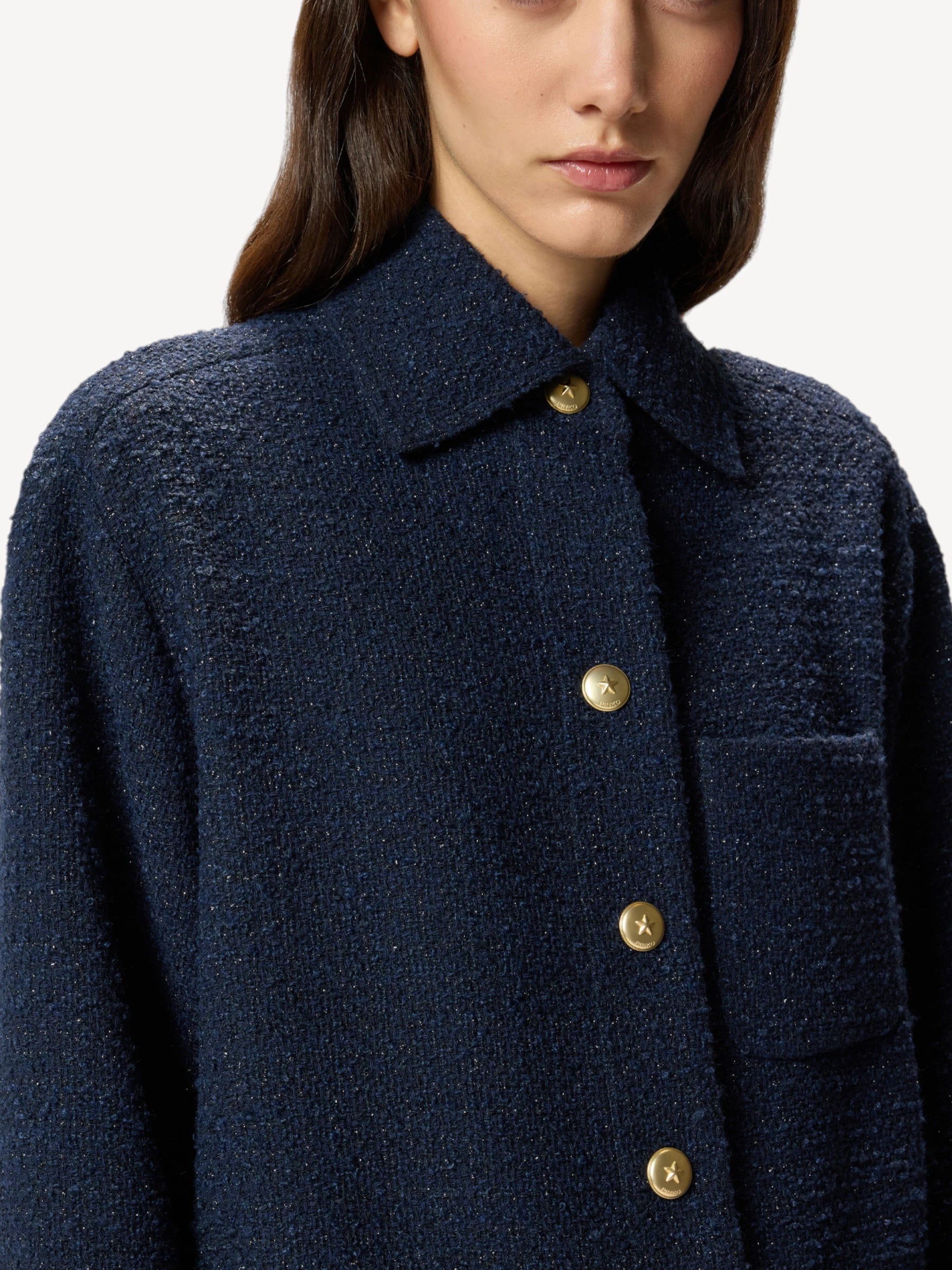 Tweed Jacket - Donkerblauw