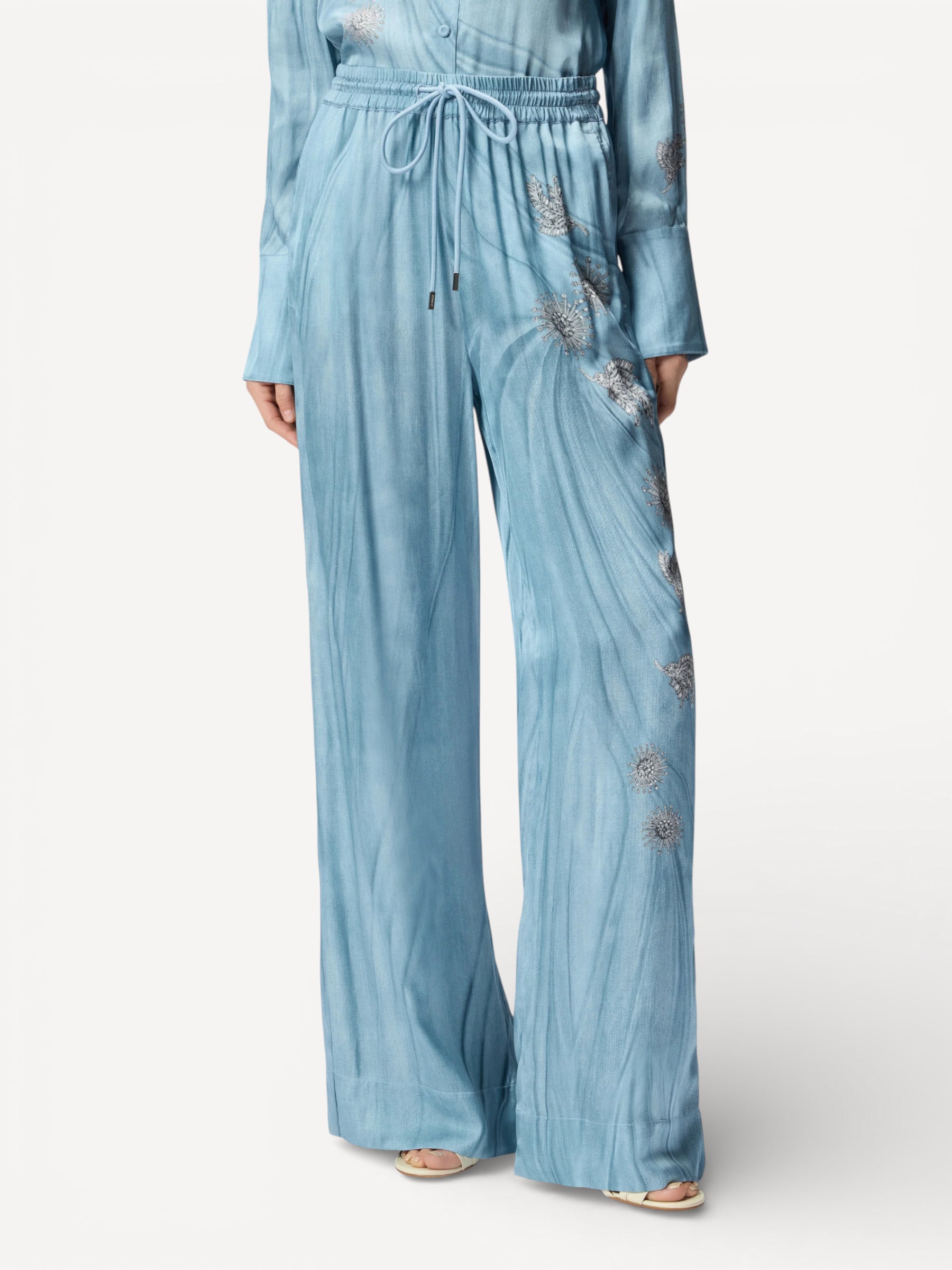 Fluid Trousers - Azure