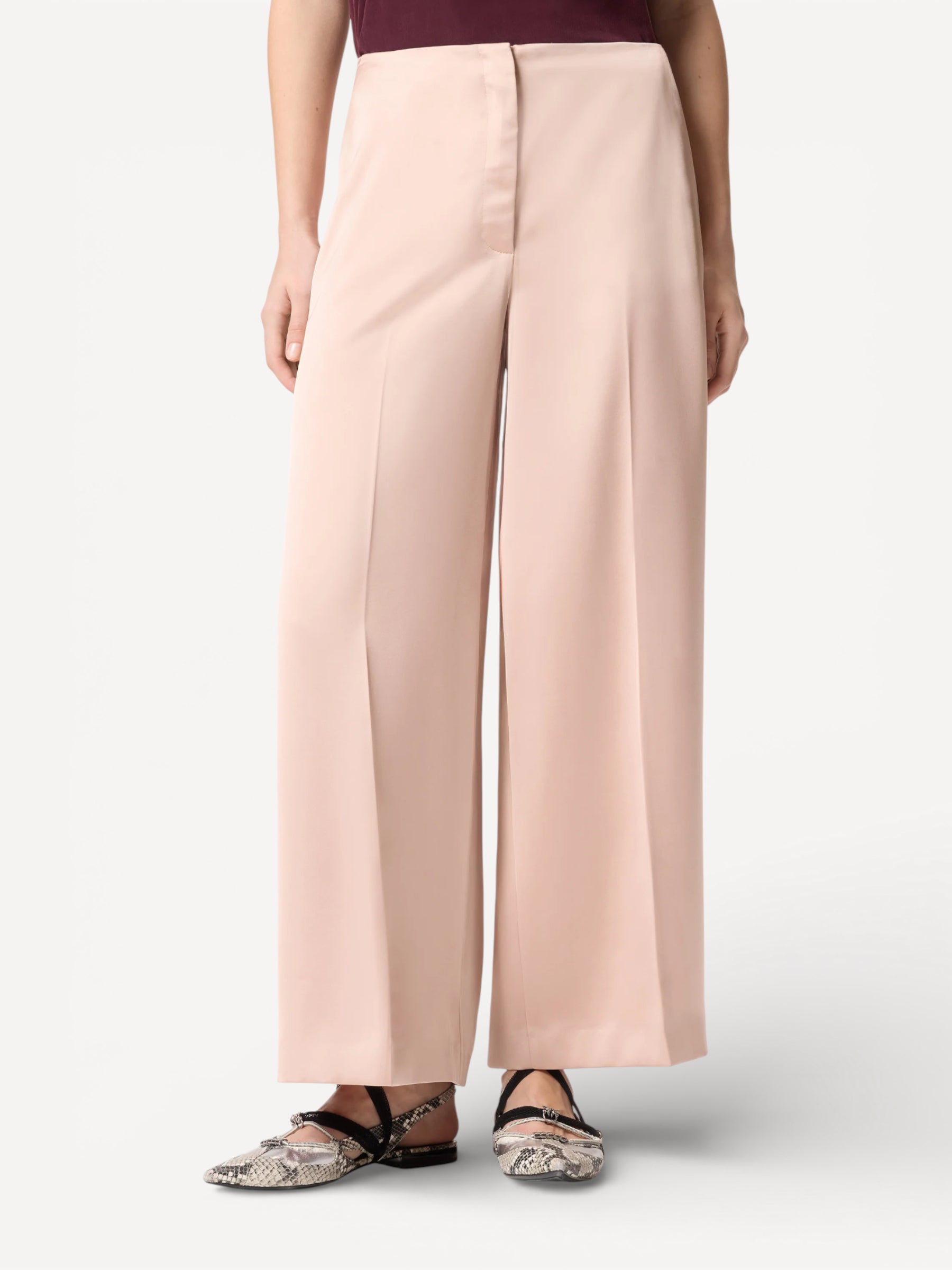 Satin Trousers - Rosé