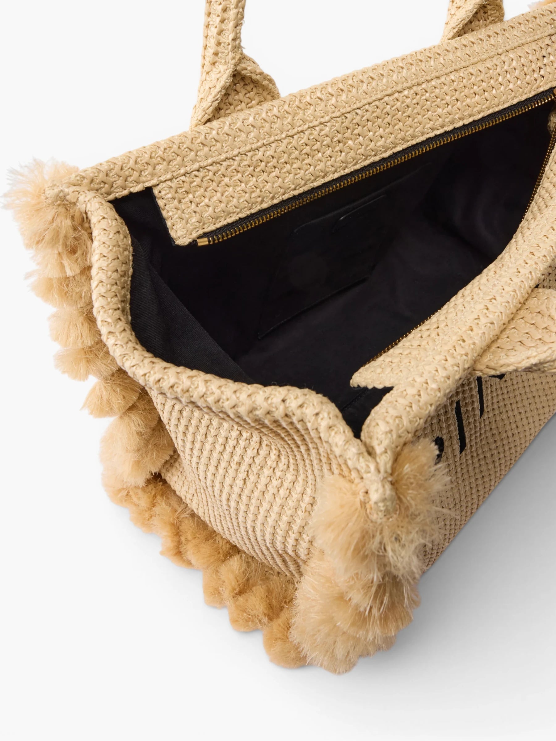Medium Beach shopping tote - Gold