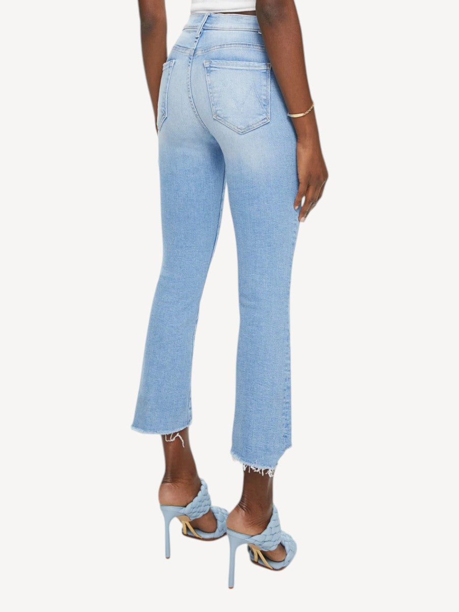 The Insider Crop Step Fray Jeans - Limited Edition Blauw