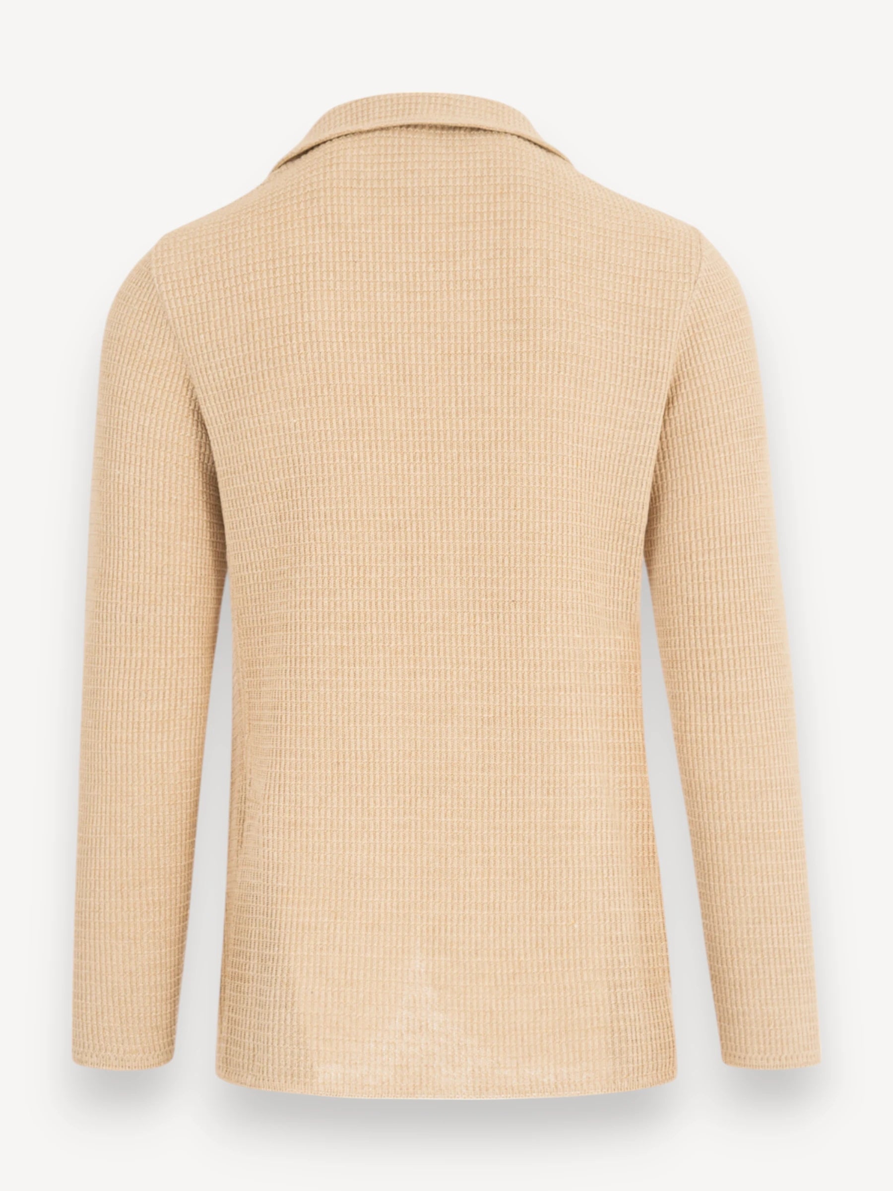 Gebreide Blazer - Donker Beige