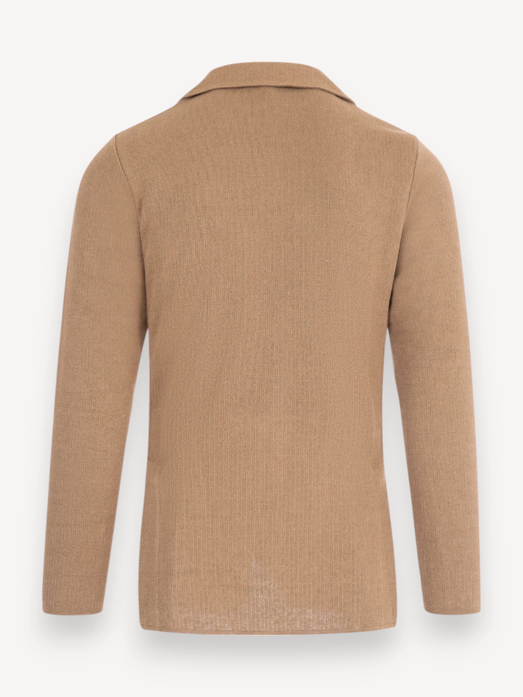 Gebreide Blazer - Donker Beige