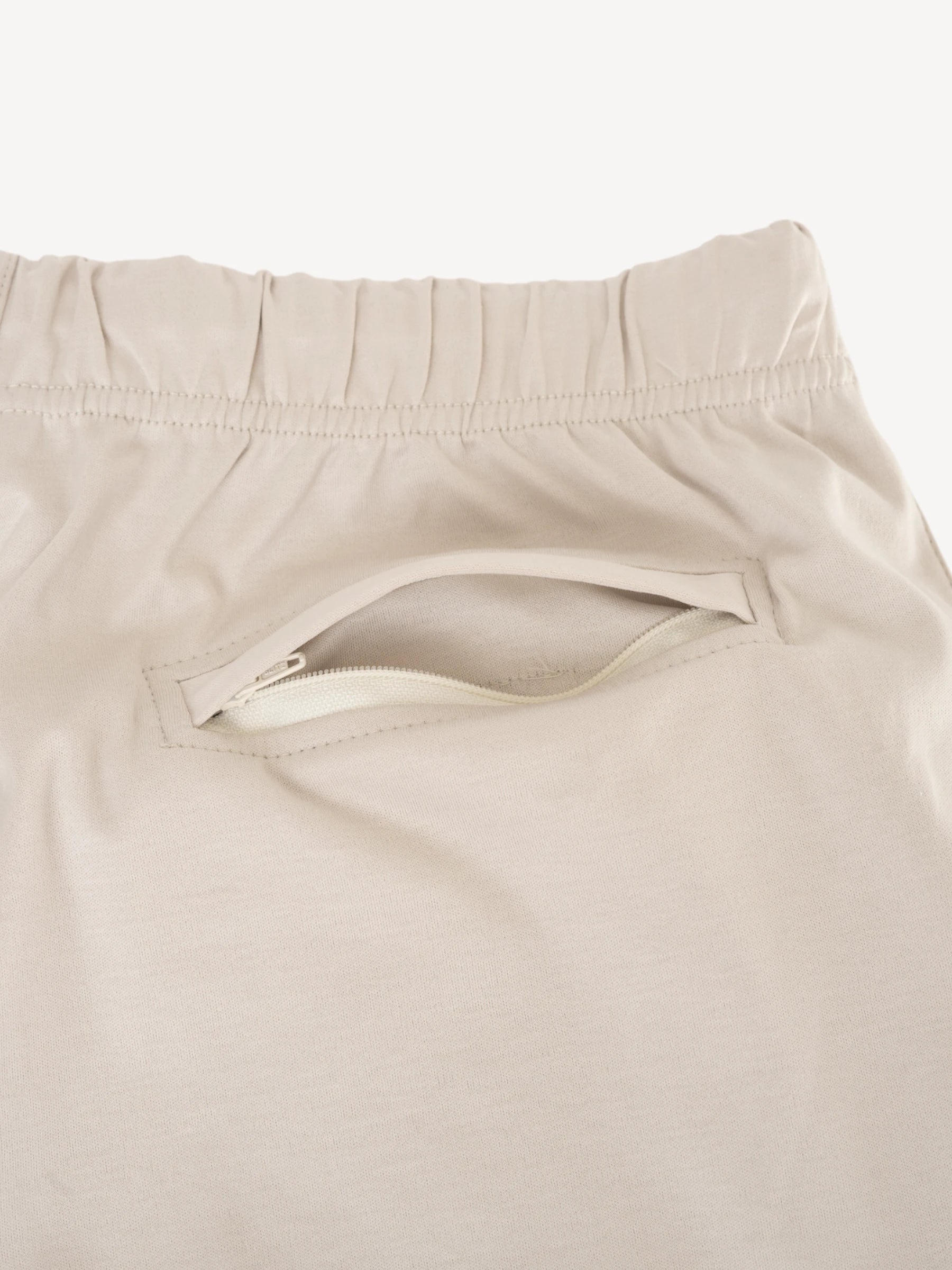 Interlock Supima Shorts - Pearl Grey