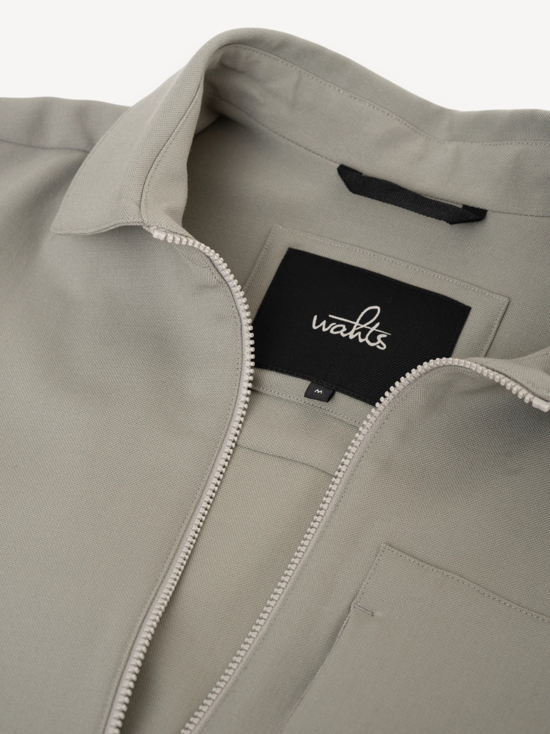Kenson Wool Overshirt - Stone Beige