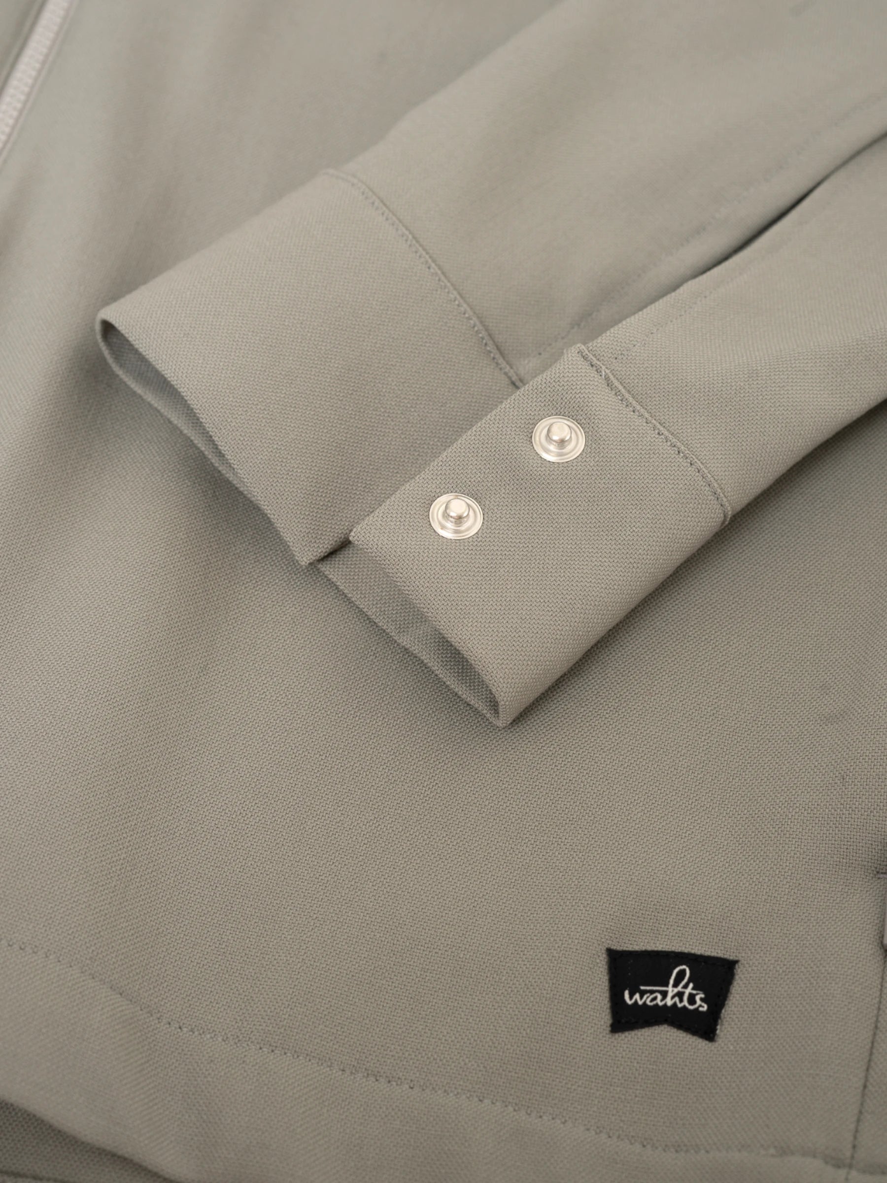 Kenson Wool Overshirt - Stone Beige