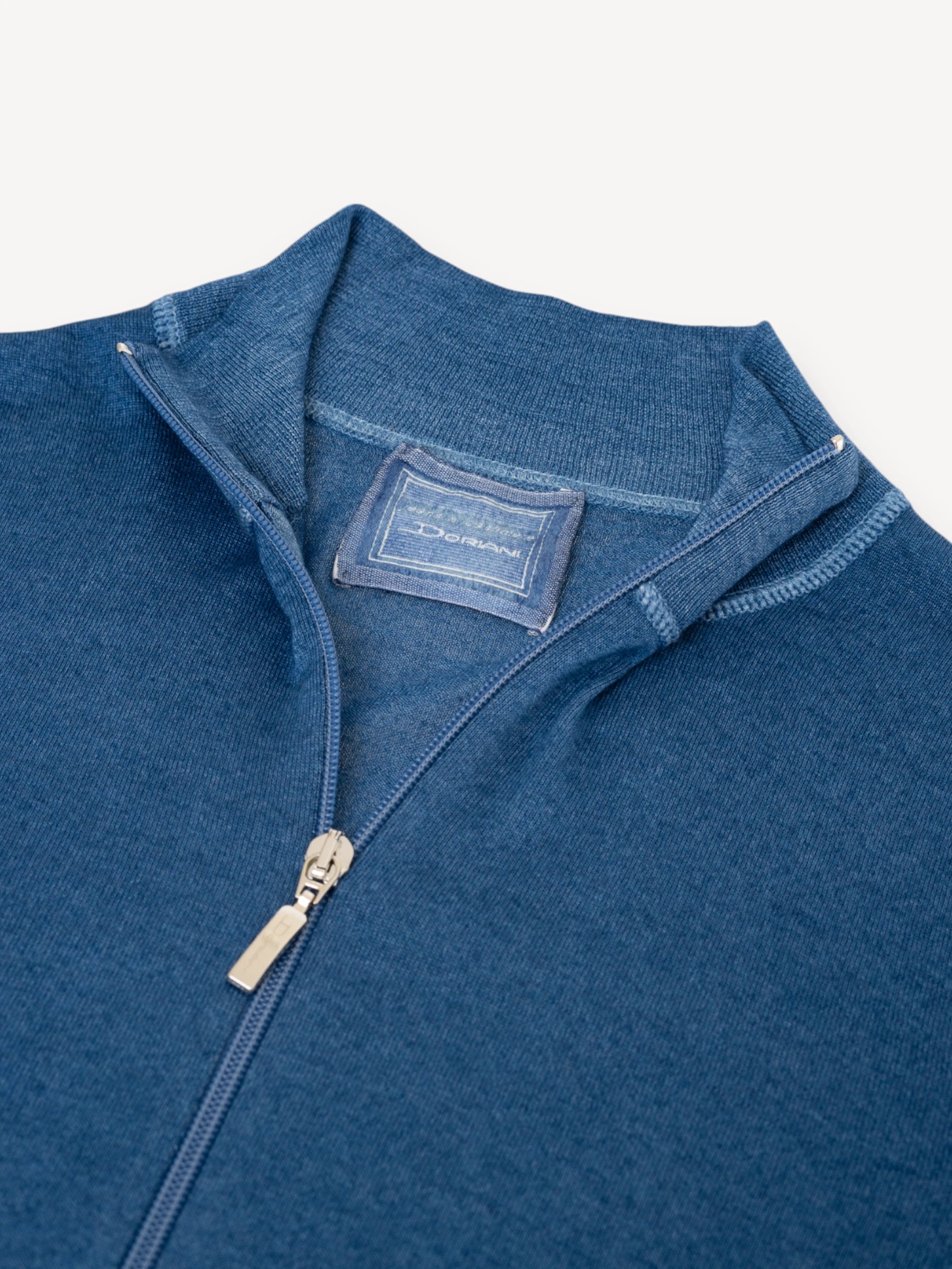 Zip Cardigan - Blauw