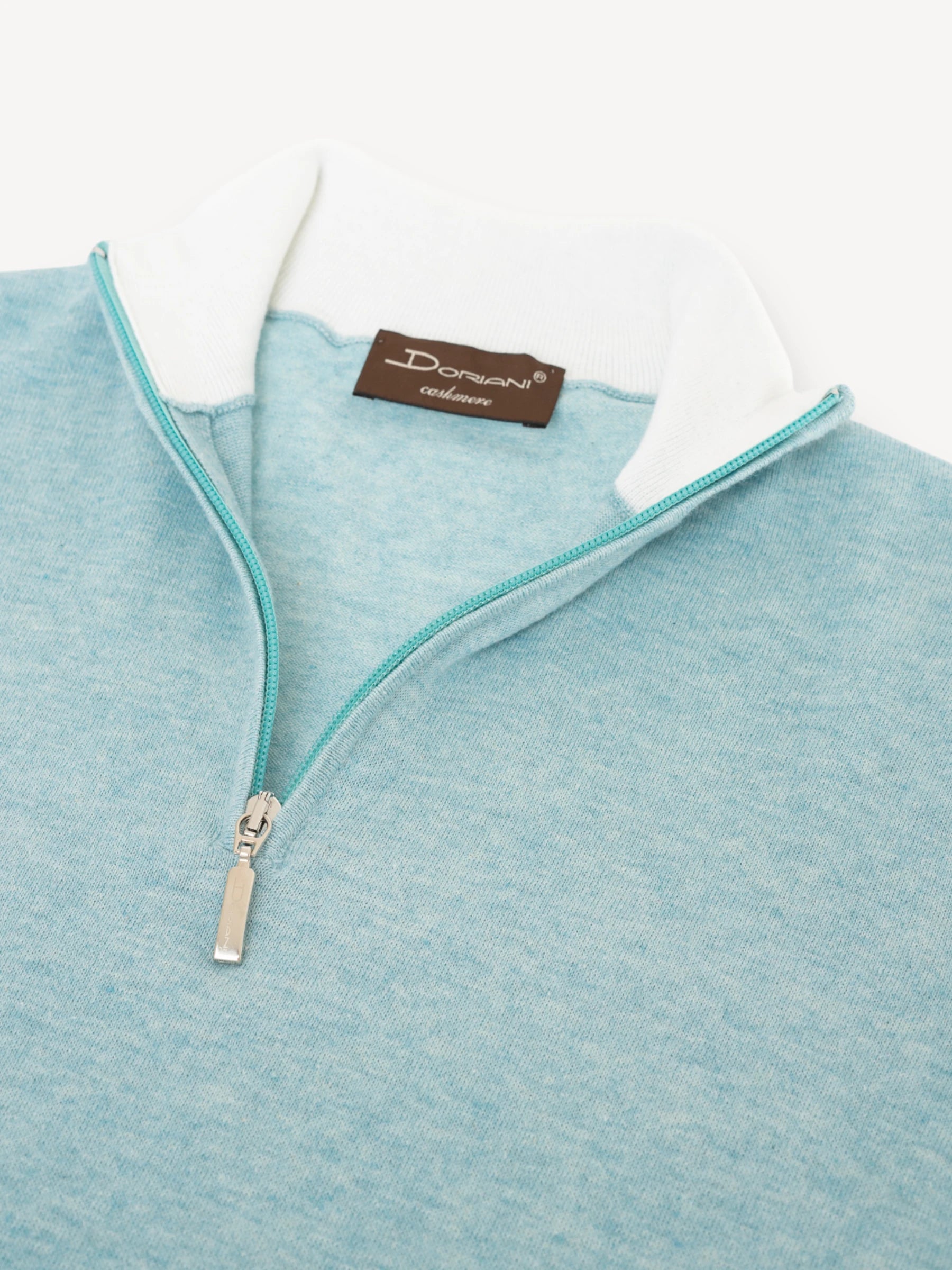 Half-Zip Trui - Turquoise