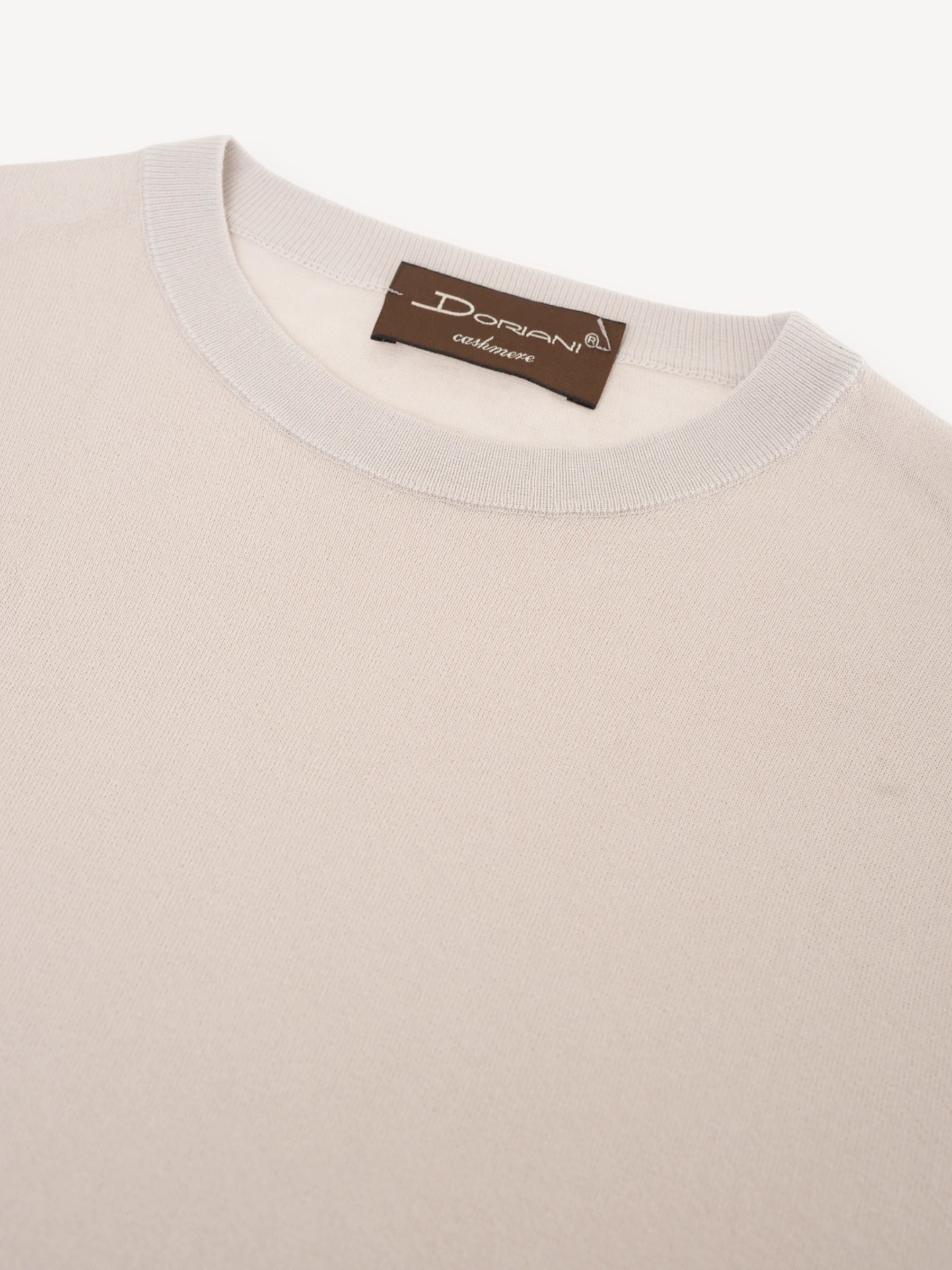 Crepe Katoen Pullover - Zand