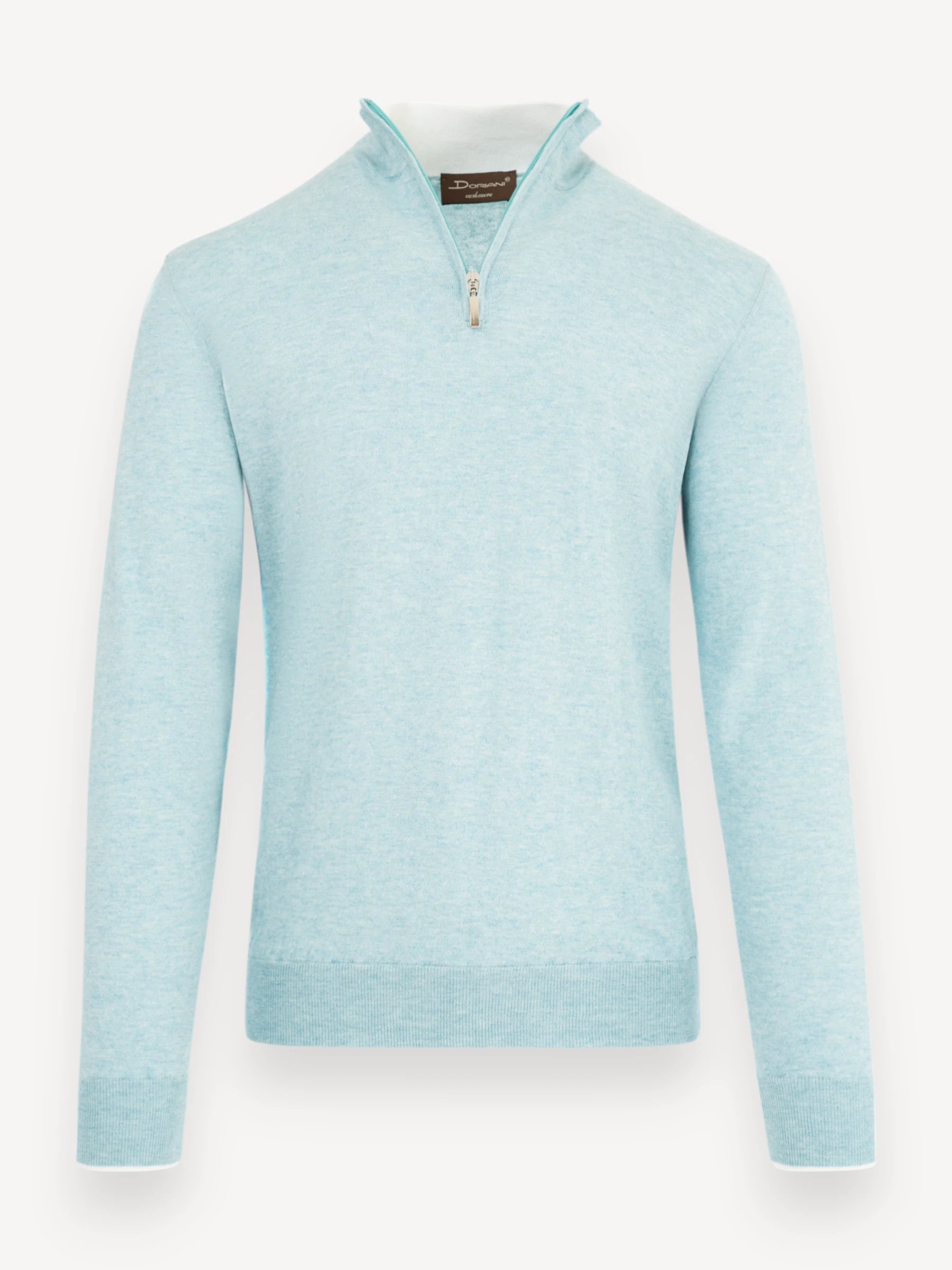 Half-Zip Trui - Turquoise