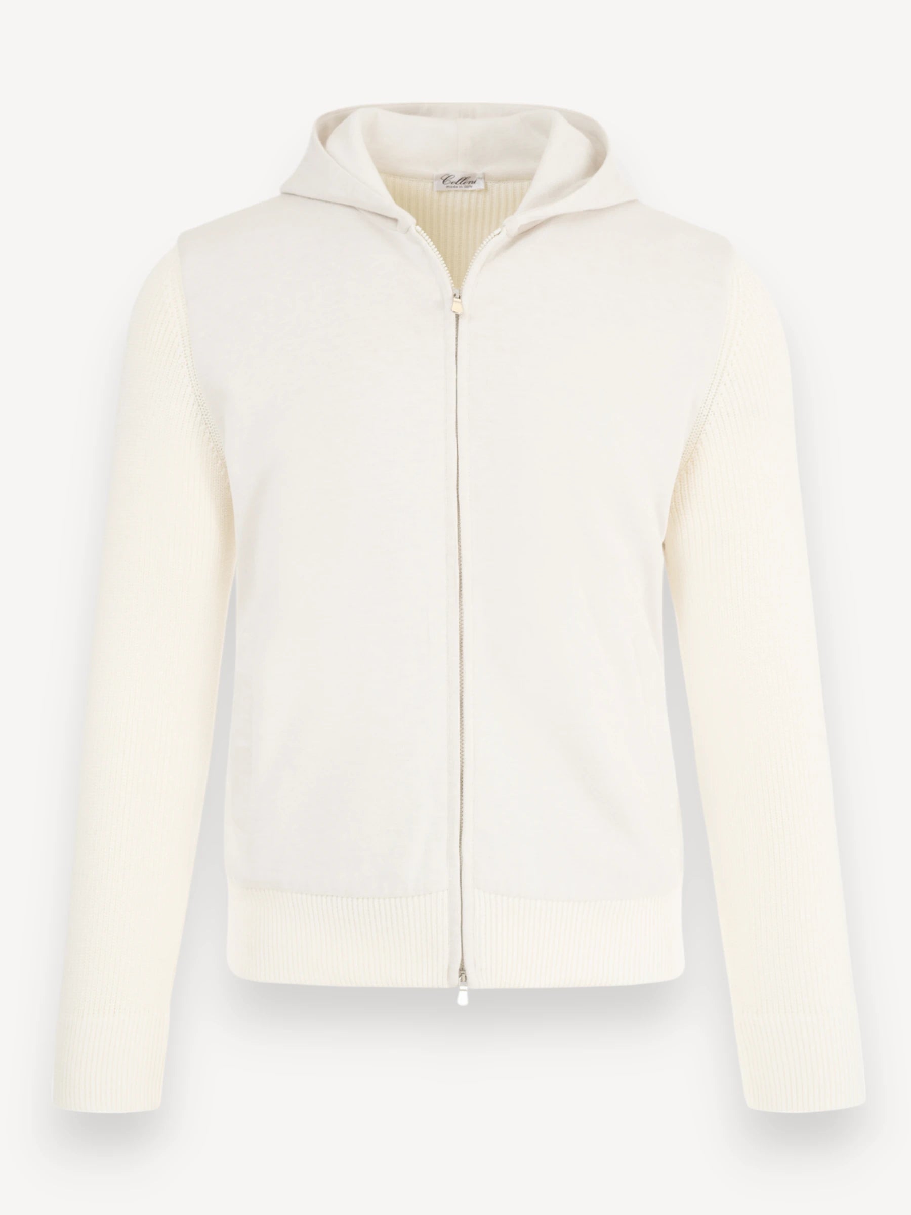 Hooded Cardigan - Ecru