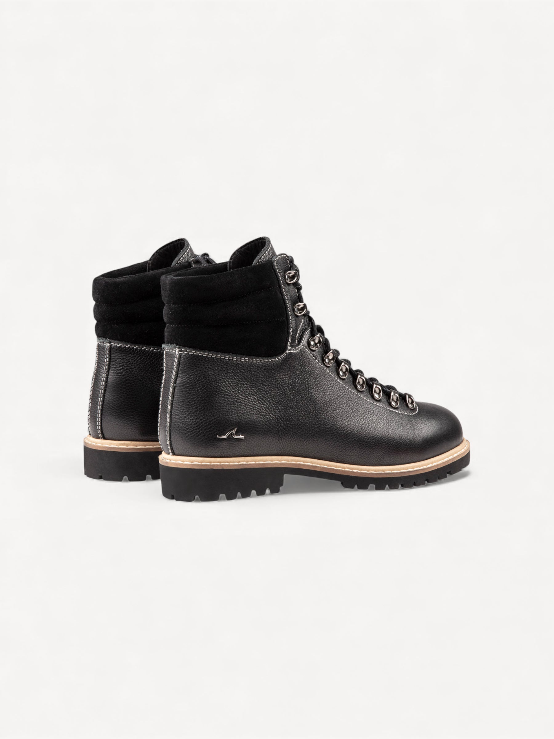 Leather Ankle Boots - Zwart