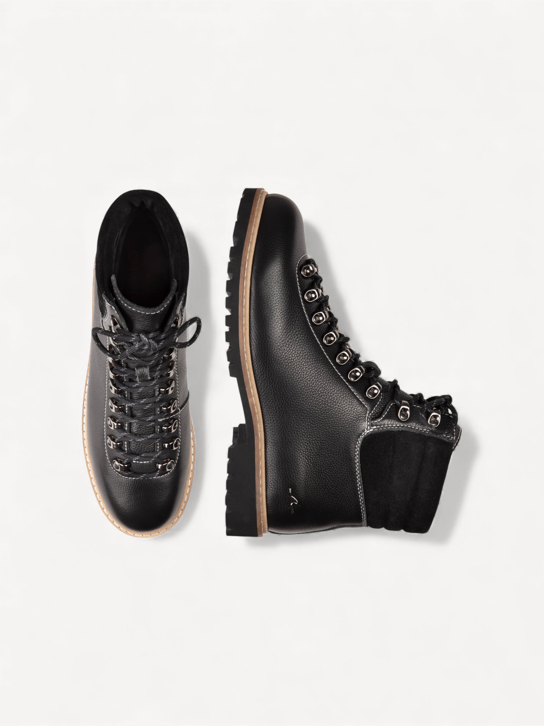 Leather Ankle Boots - Zwart