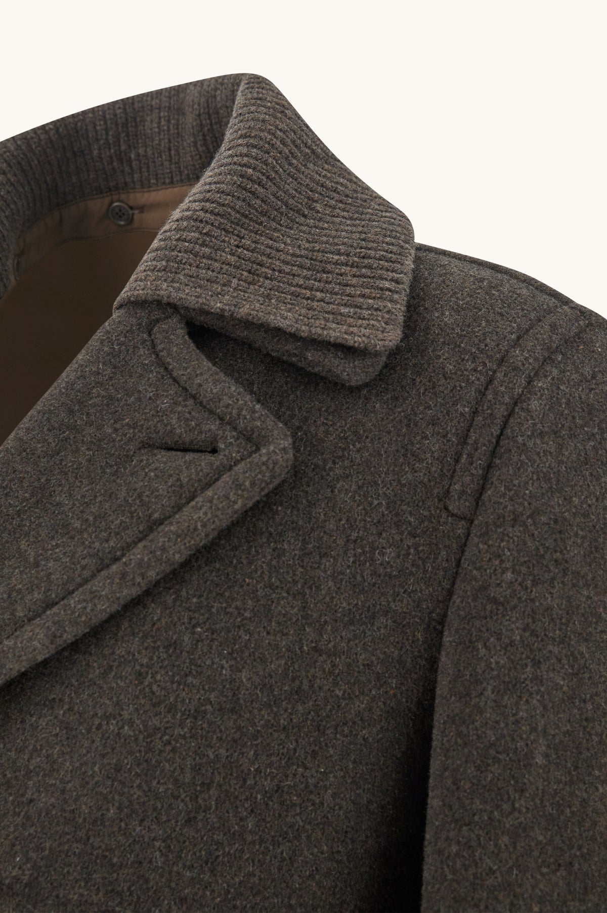 Paul & Shark Wool-Cashmere Blend Peacoat 15312361 - Donkerbruin