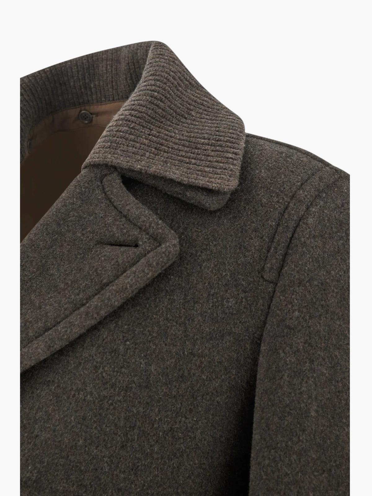 Paul & Shark Wool-Cashmere Blend Peacoat 15312361 - Donkerbruin