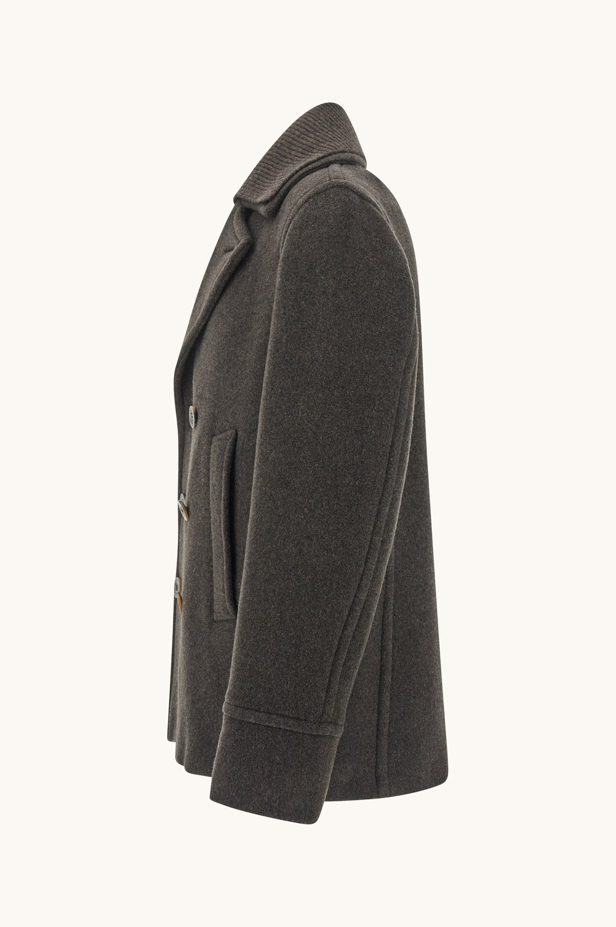 Paul & Shark Wool-Cashmere Blend Peacoat 15312361 - Donkerbruin