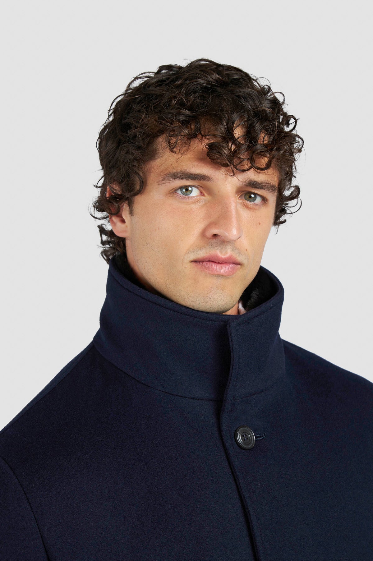 Carcoat in Loro Piana Green Storm Jacket 15312418 - Donkerblauw