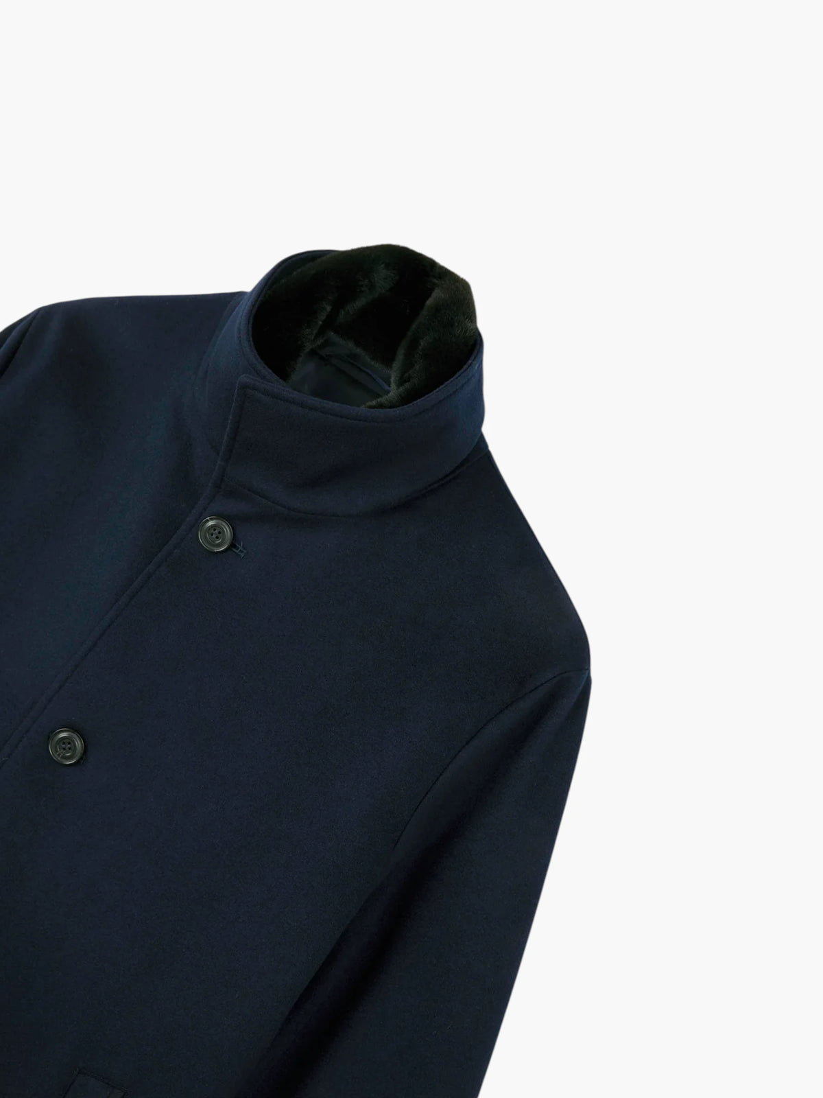 Carcoat in Loro Piana Green Storm Jacket 15312418 - Donkerblauw