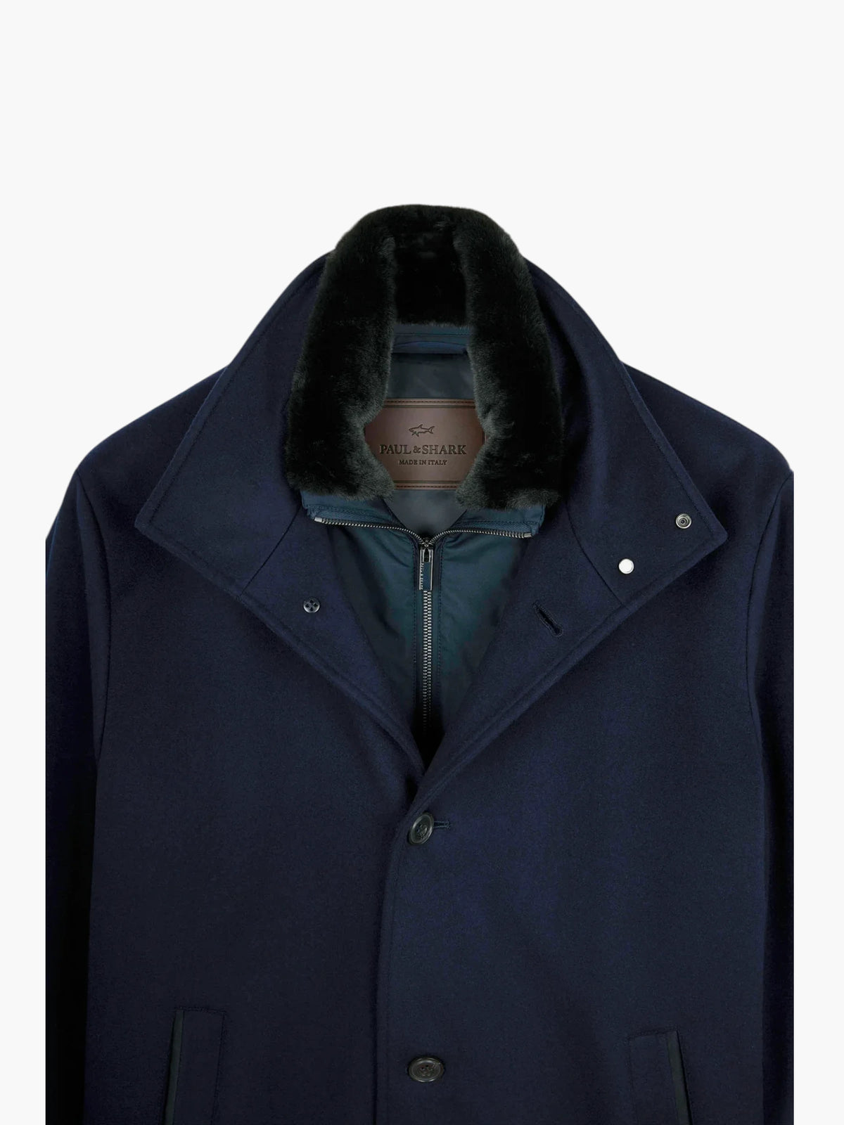 Carcoat in Loro Piana Green Storm Jacket 15312418 - Donkerblauw