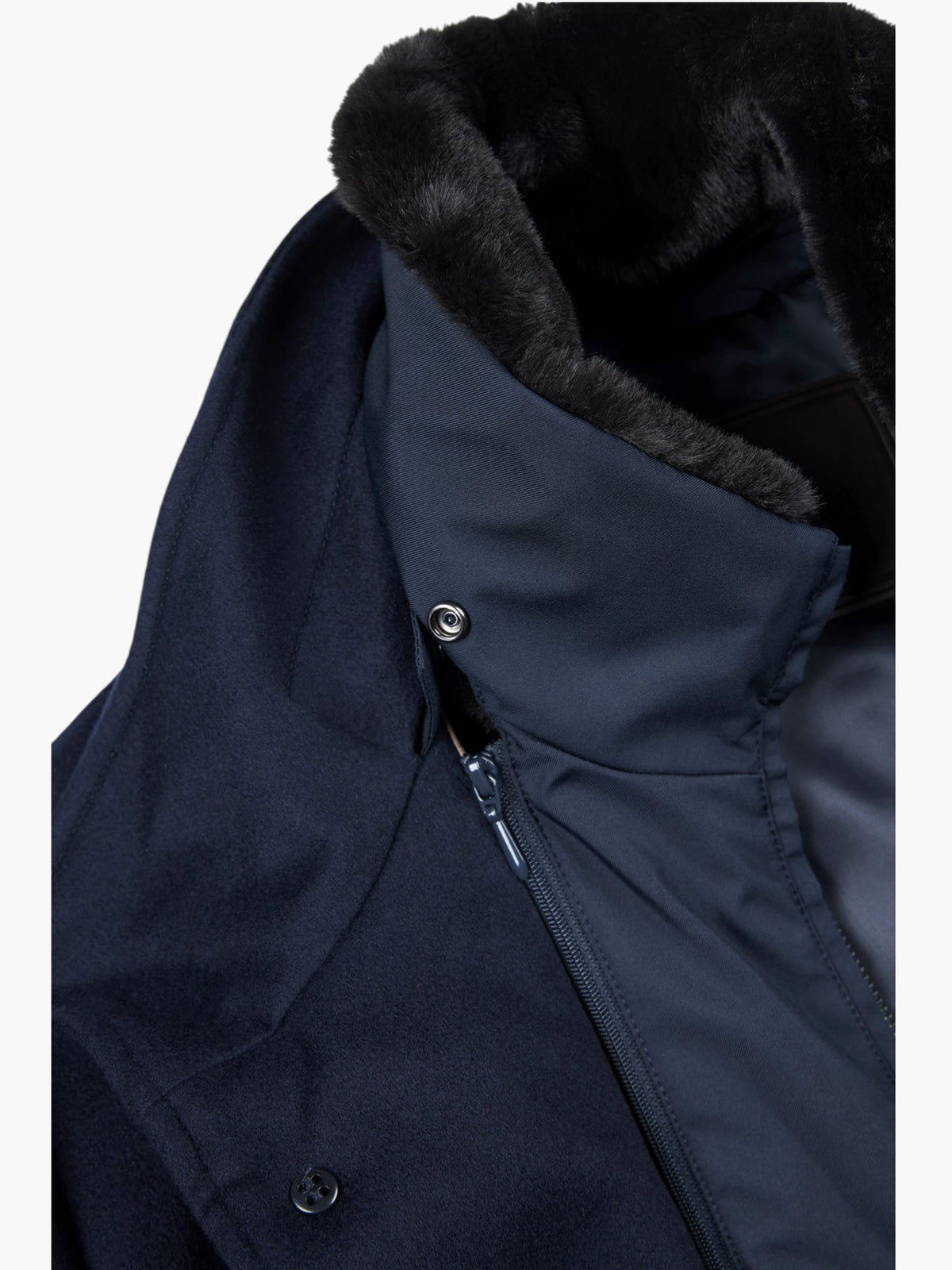 Carcoat in Loro Piana Green Storm Jacket 15312418 - Donkerblauw