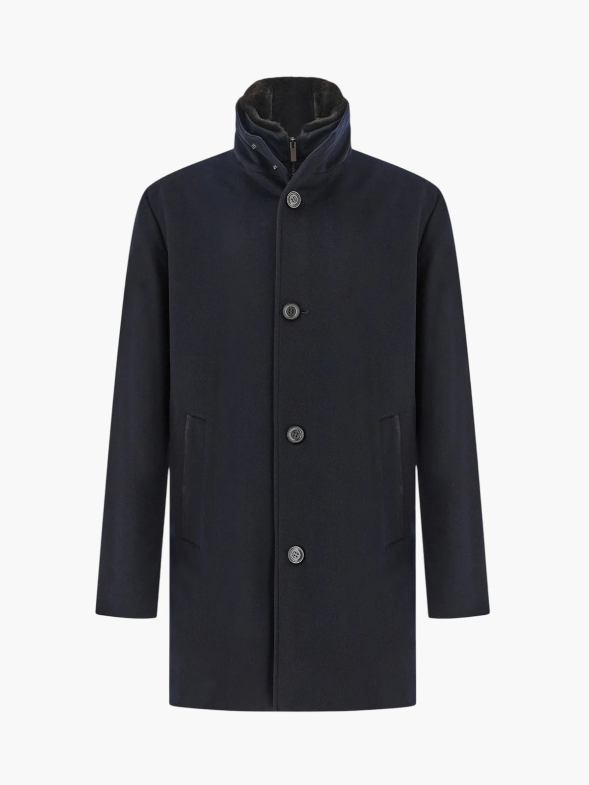 Carcoat in Loro Piana Green Storm Jacket 15312418 - Donkerblauw