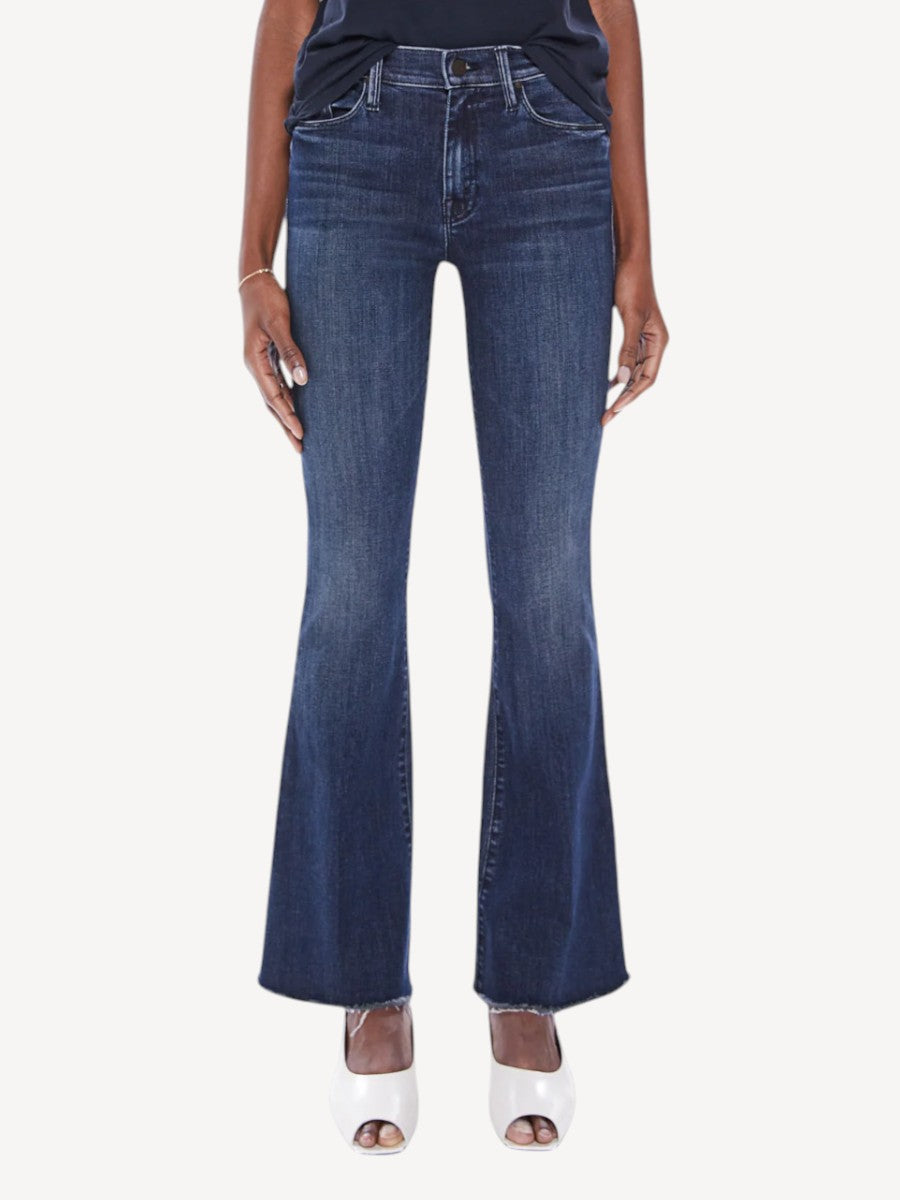 The Weekender Fray Jeans - Mint Condition Blauw