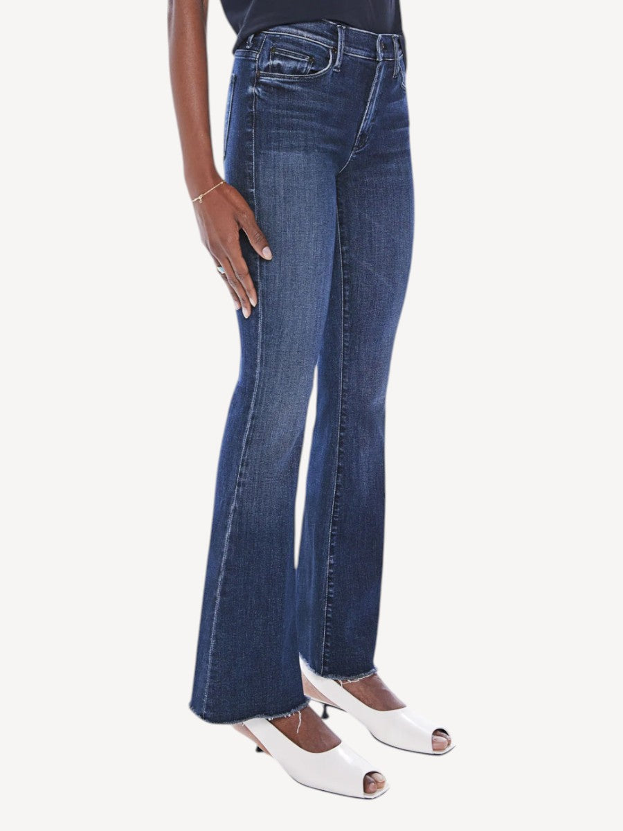 The Weekender Fray Jeans - Mint Condition Blauw