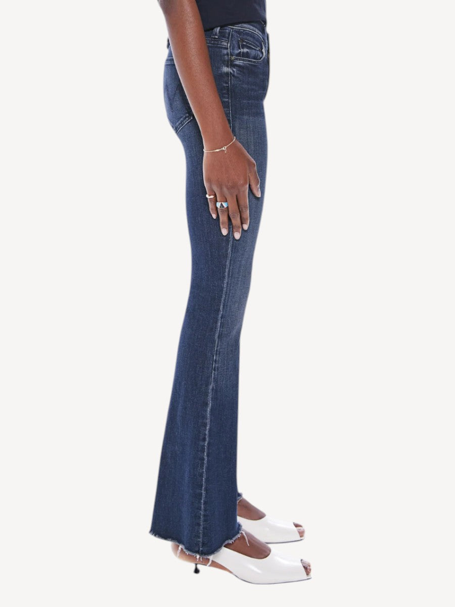 The Weekender Fray Jeans - Mint Condition Blauw