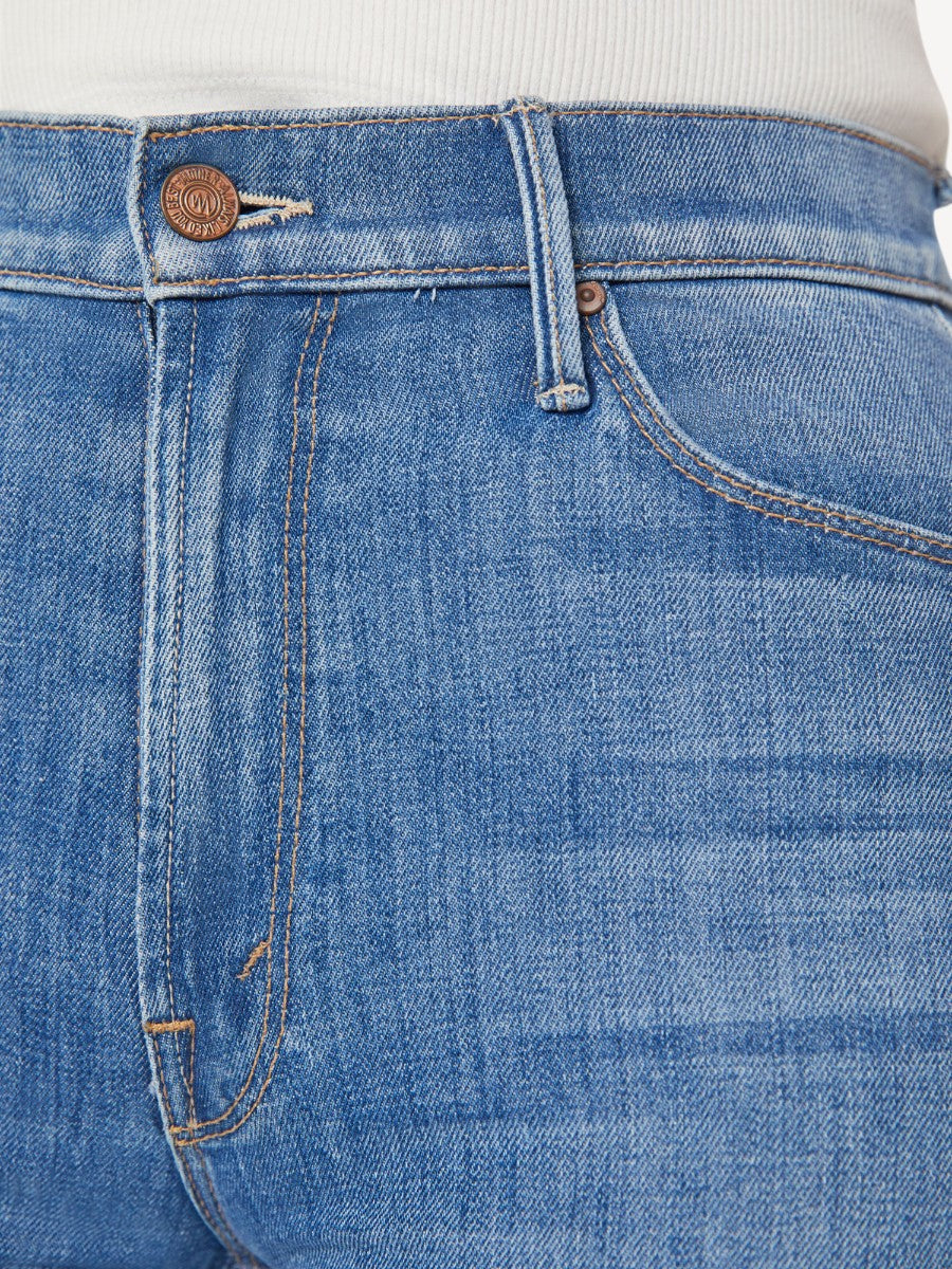 Mid Rise Dazzler Ankle Fray Jeans - New Sherrif in Town Blauw