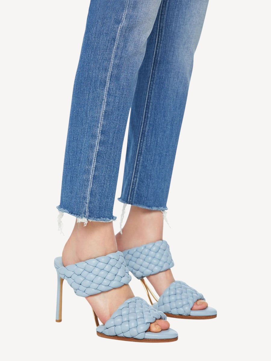 Mid Rise Dazzler Ankle Fray Jeans - New Sherrif in Town Blauw