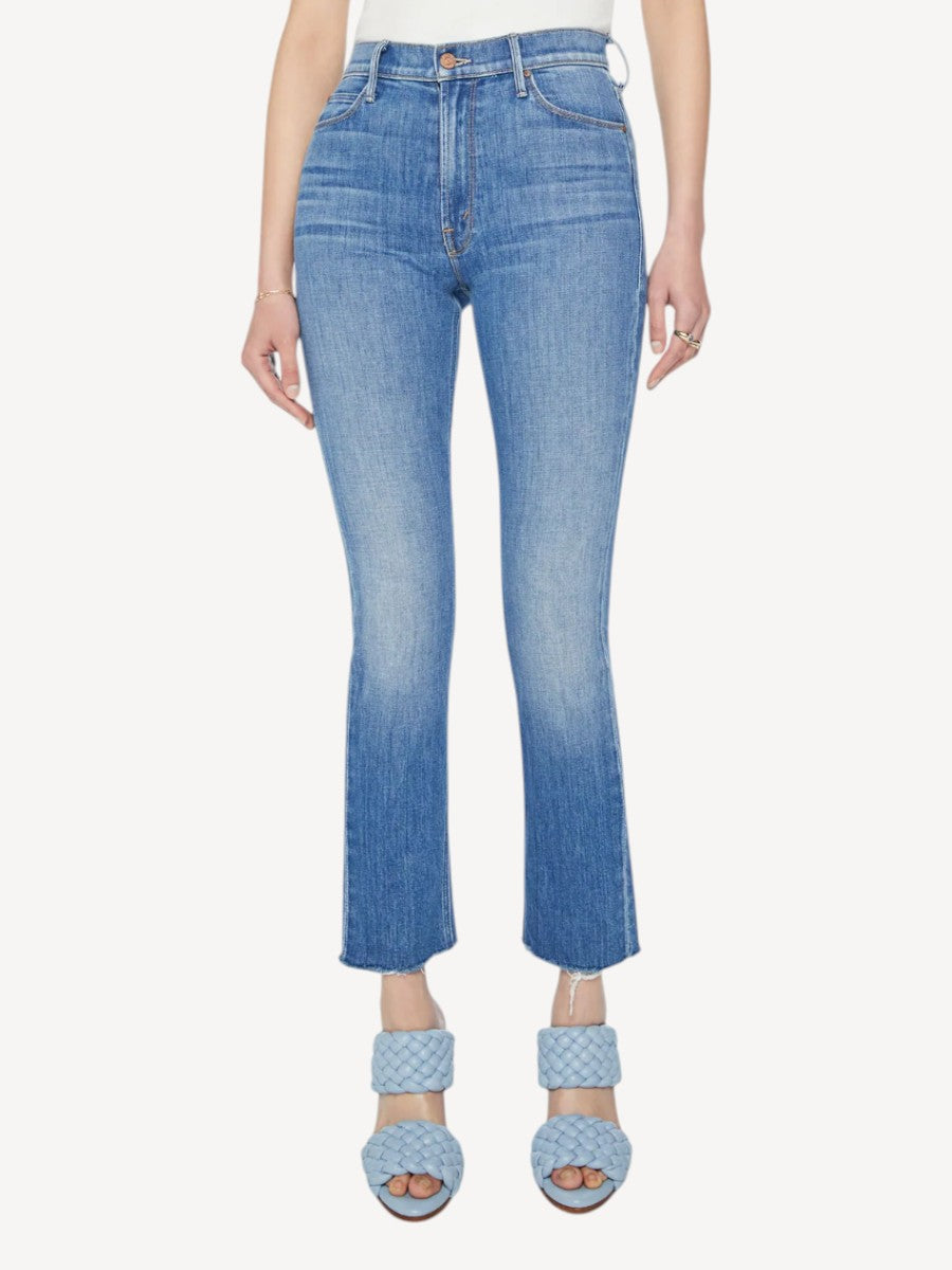 Mid Rise Dazzler Ankle Fray Jeans - New Sherrif in Town Blauw