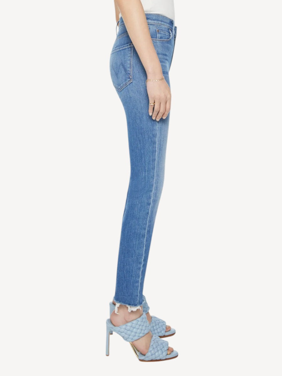 Mid Rise Dazzler Ankle Fray Jeans - New Sherrif in Town Blauw