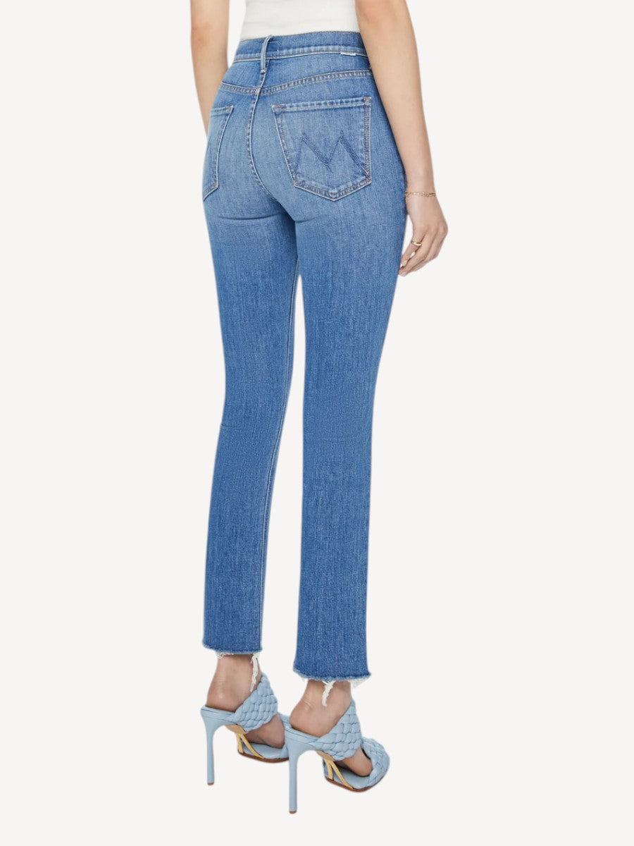 Mid Rise Dazzler Ankle Fray Jeans - New Sherrif in Town Blauw