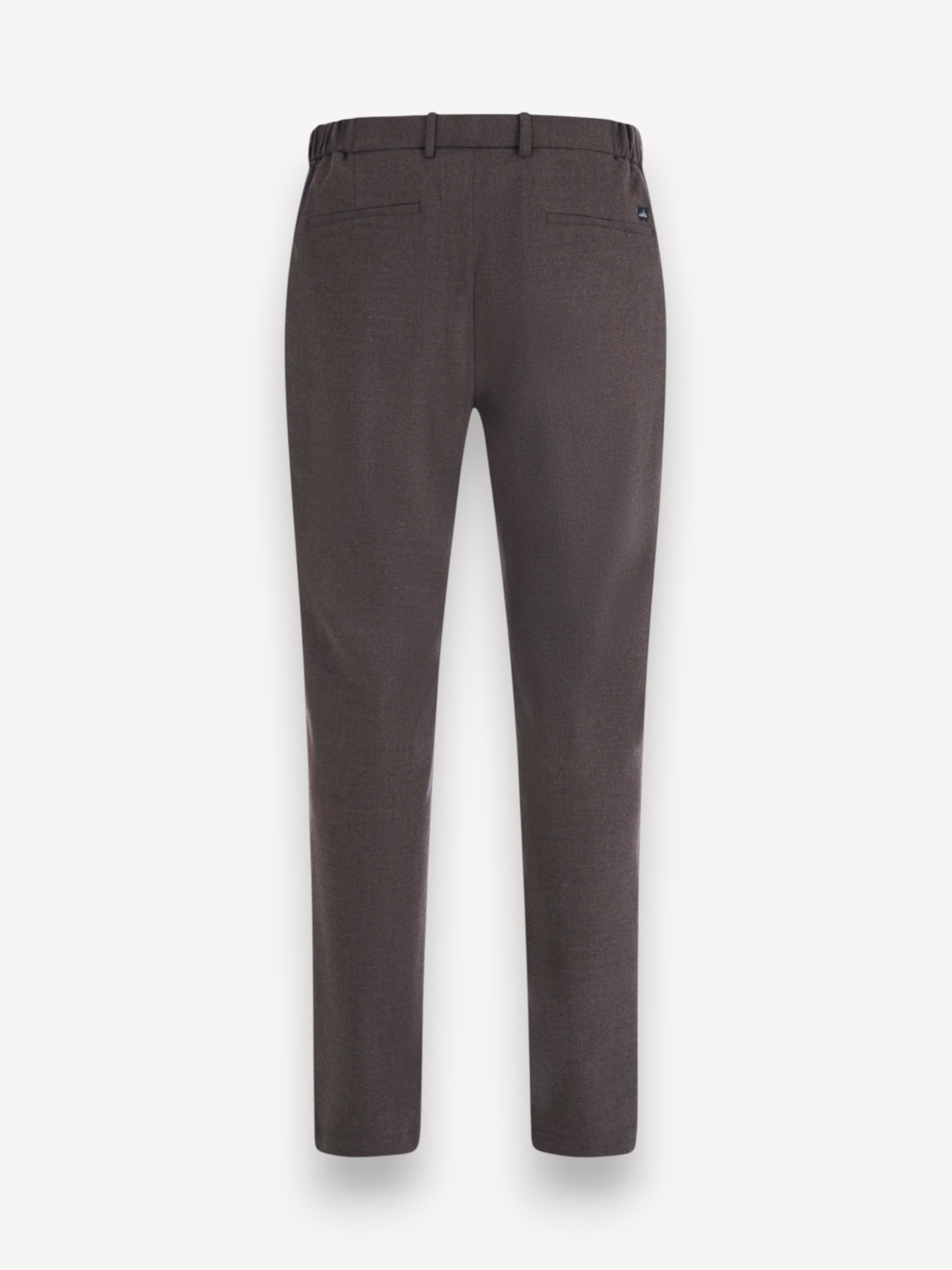 Brett Tech Stretch Wool Pants - Donkerbruin