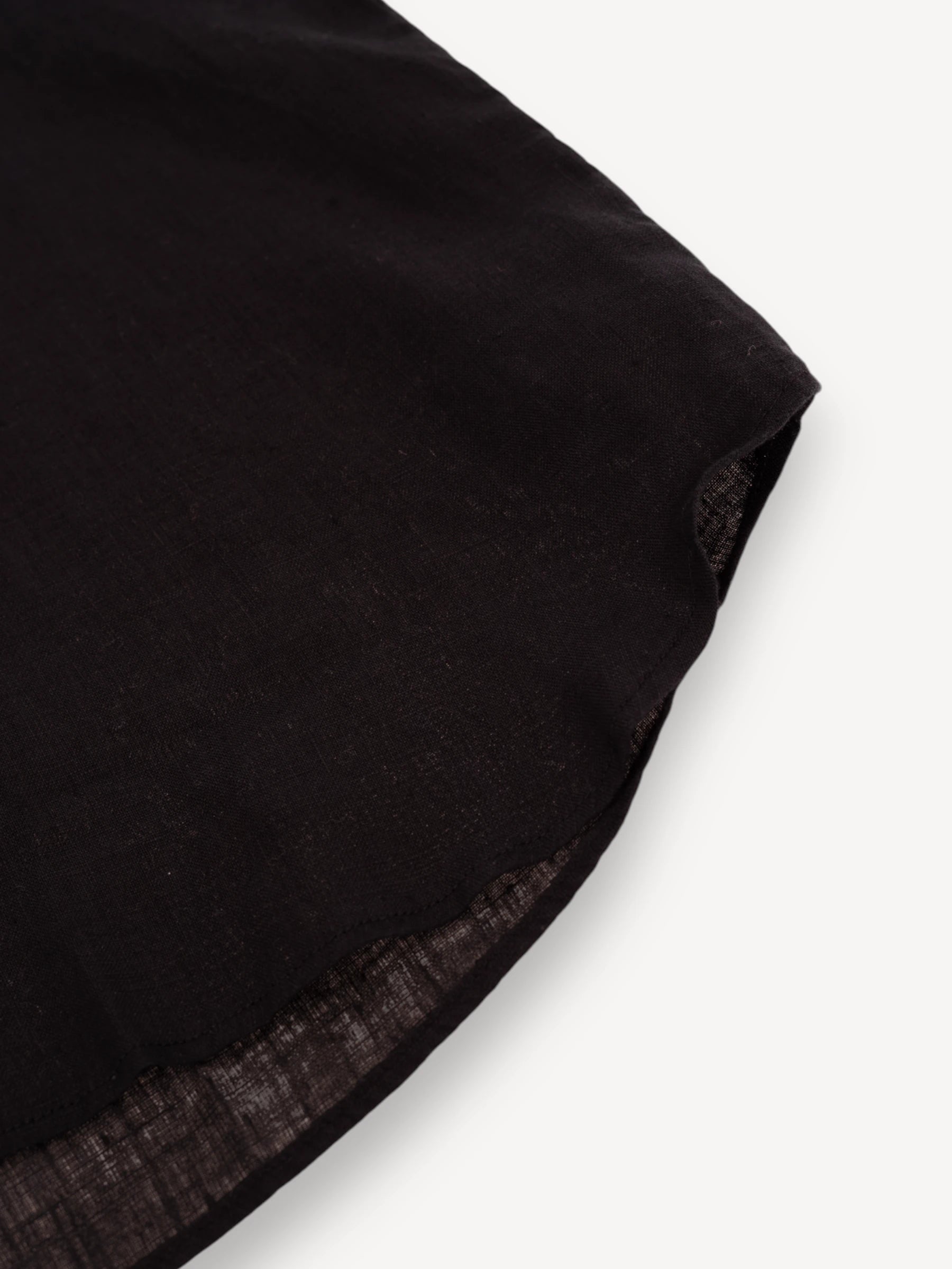Linnen Shirt - Zwart