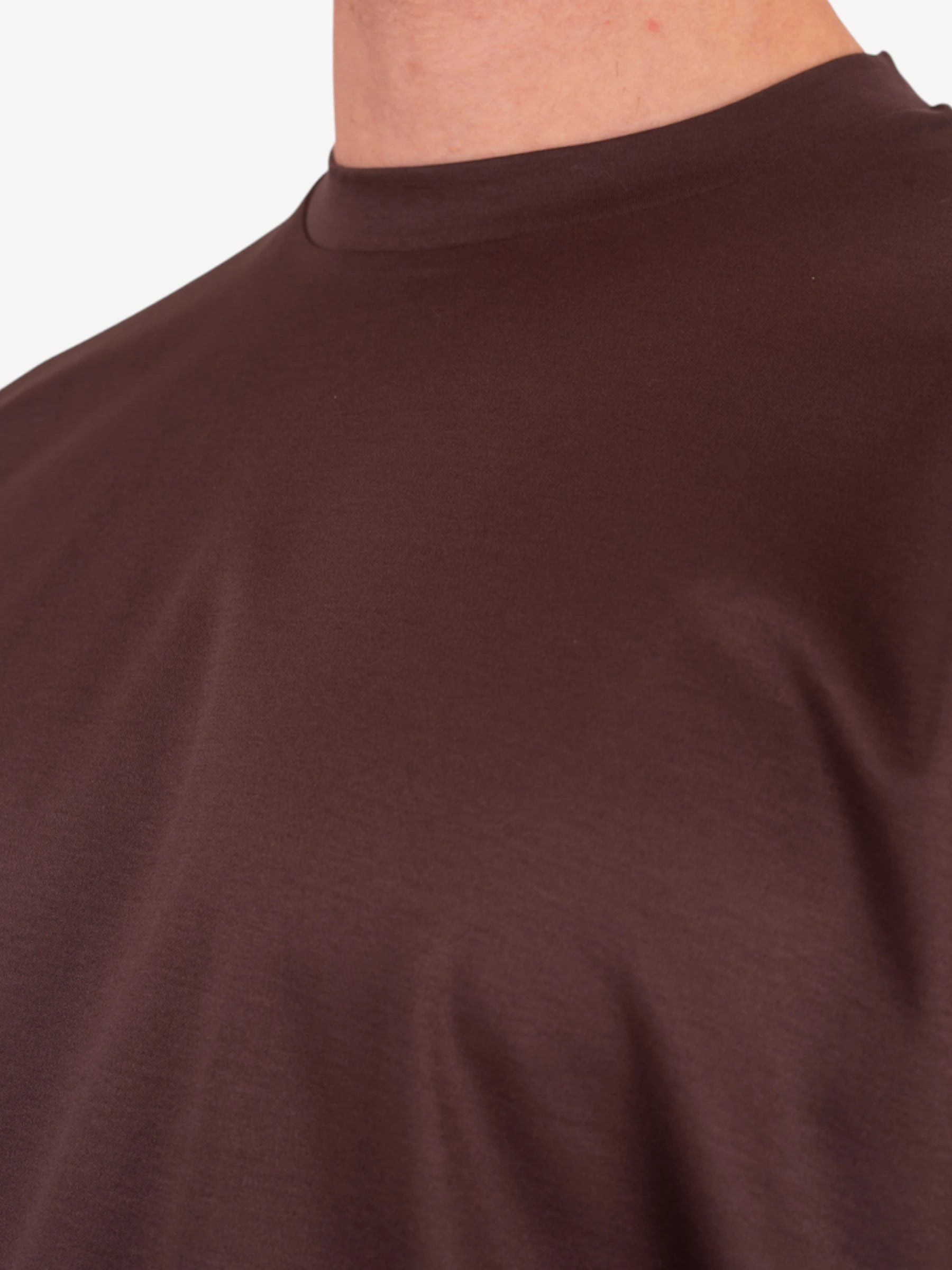 Interlock Supima T-Shirt - Ebony Brown