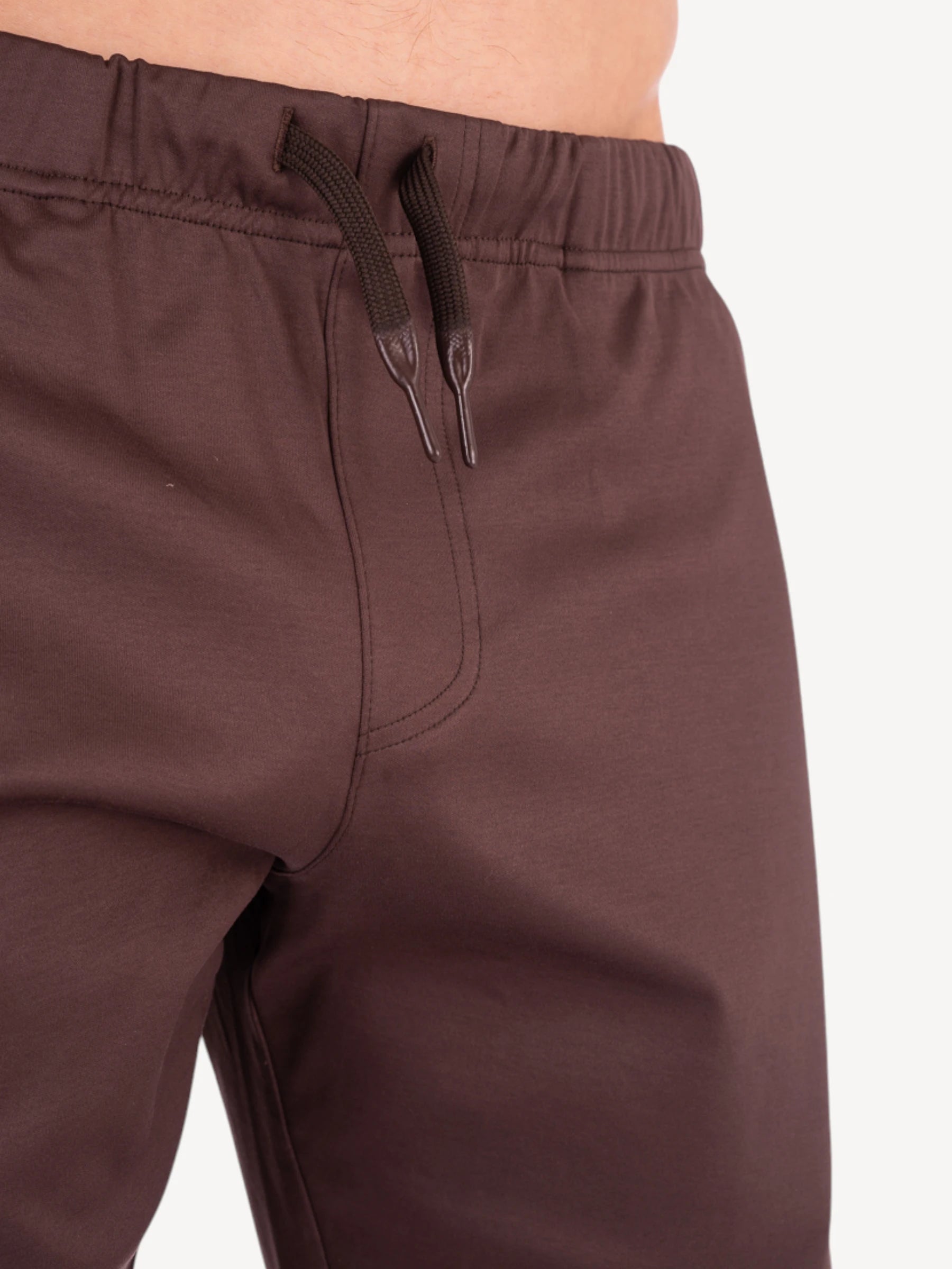 Interlock Supima Shorts - Ebony Brown