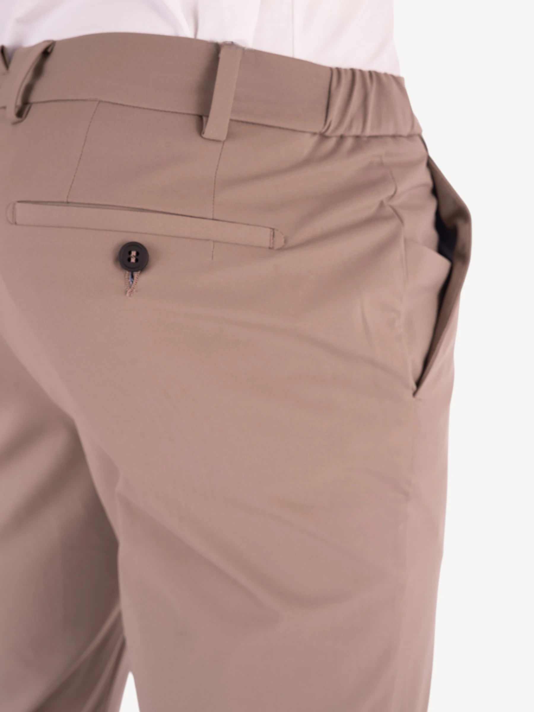 Morello Elax Active Jersey Pants - Taupe