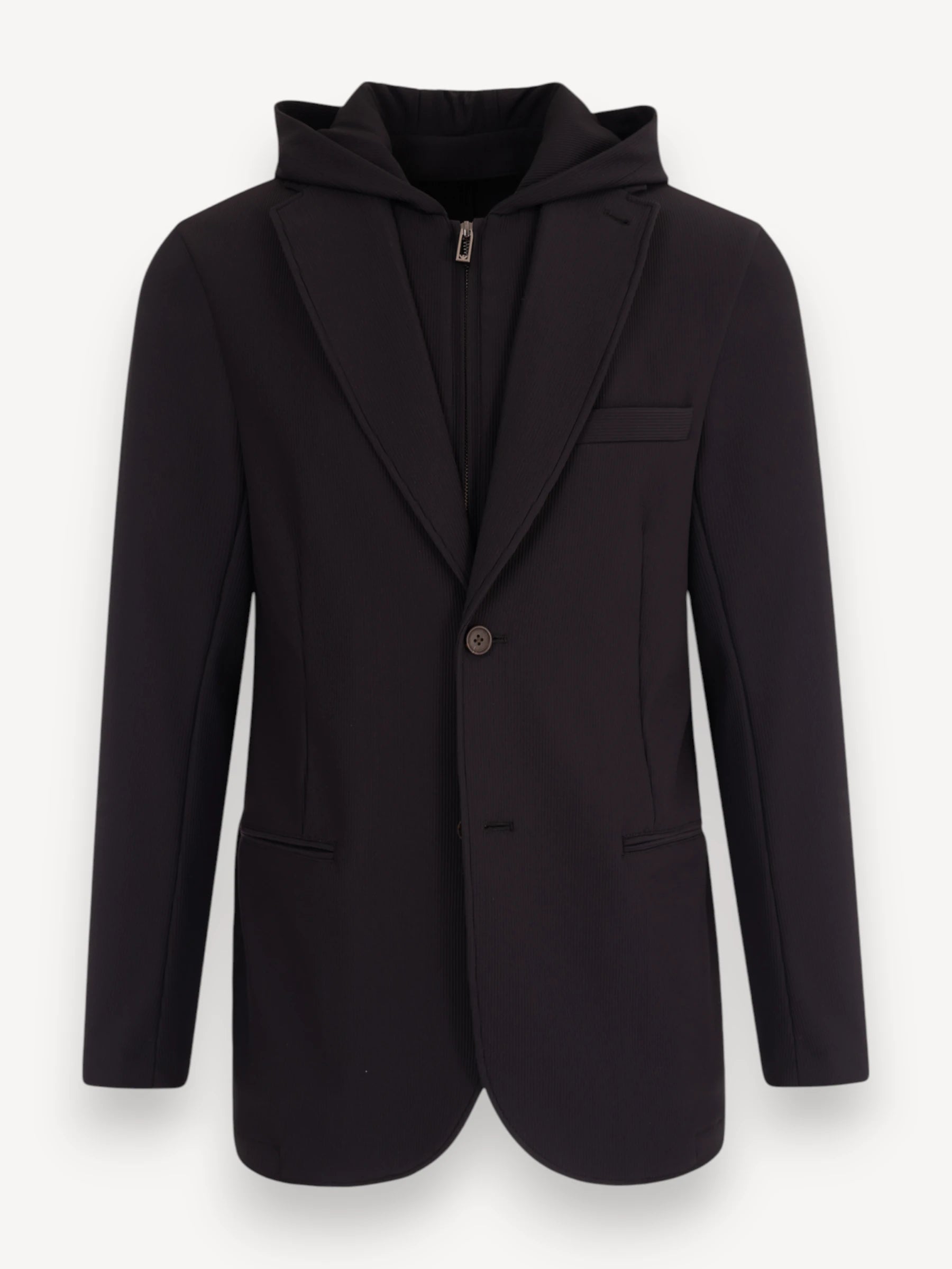 Hooded Blazer - Zwart