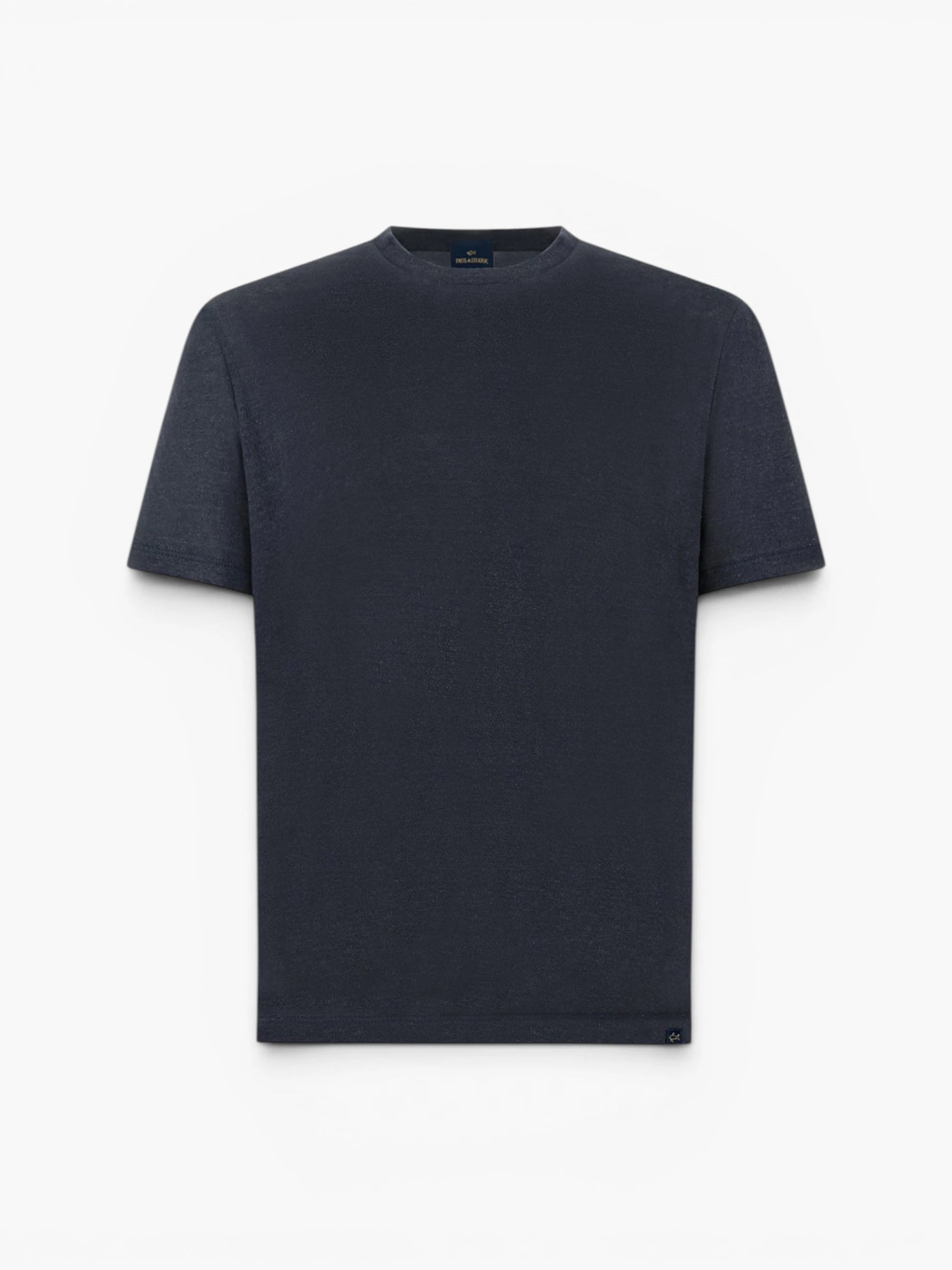 Pure Linen Jersey T-shirt - Donkerblauw